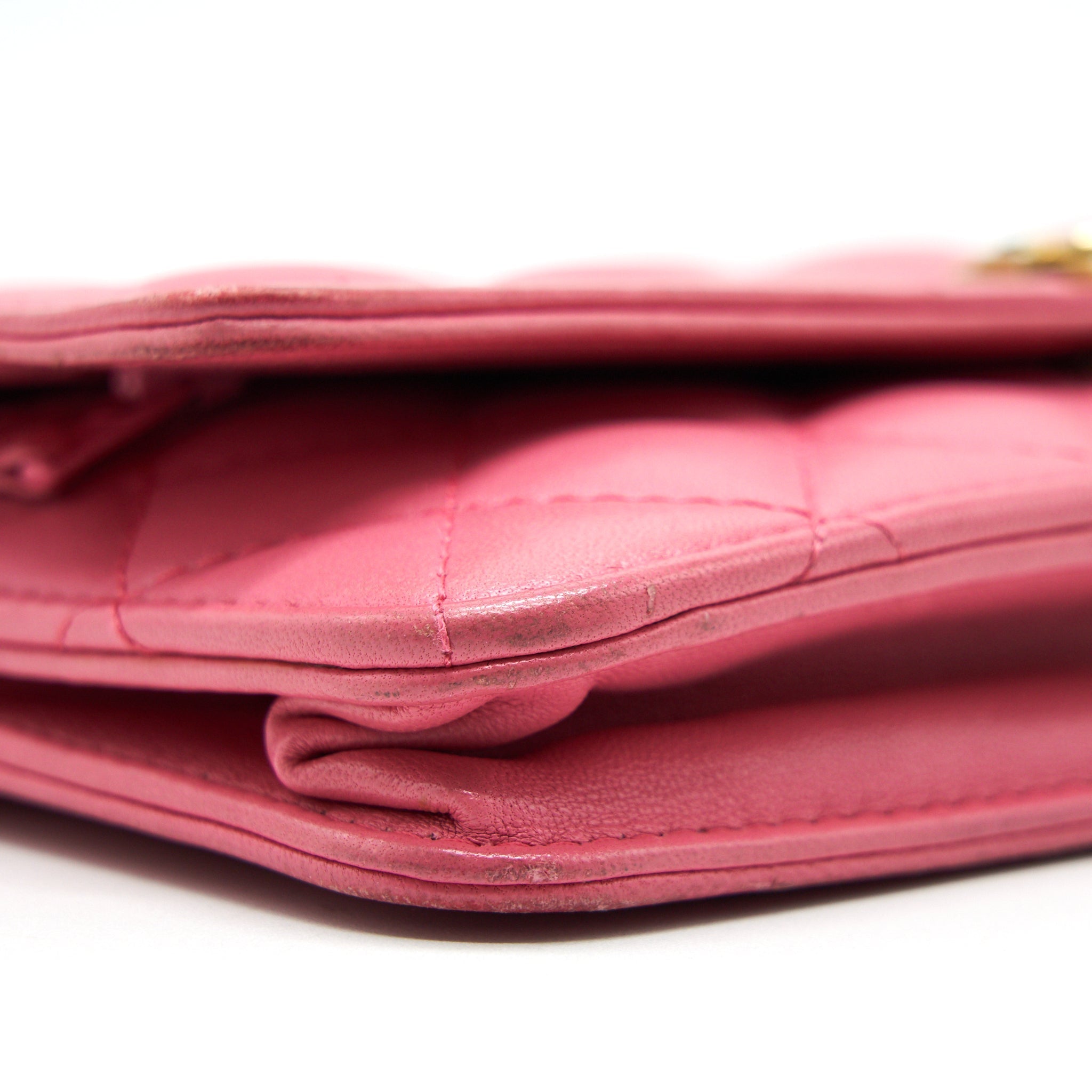Chanel Boy Wallet on Chain Pink