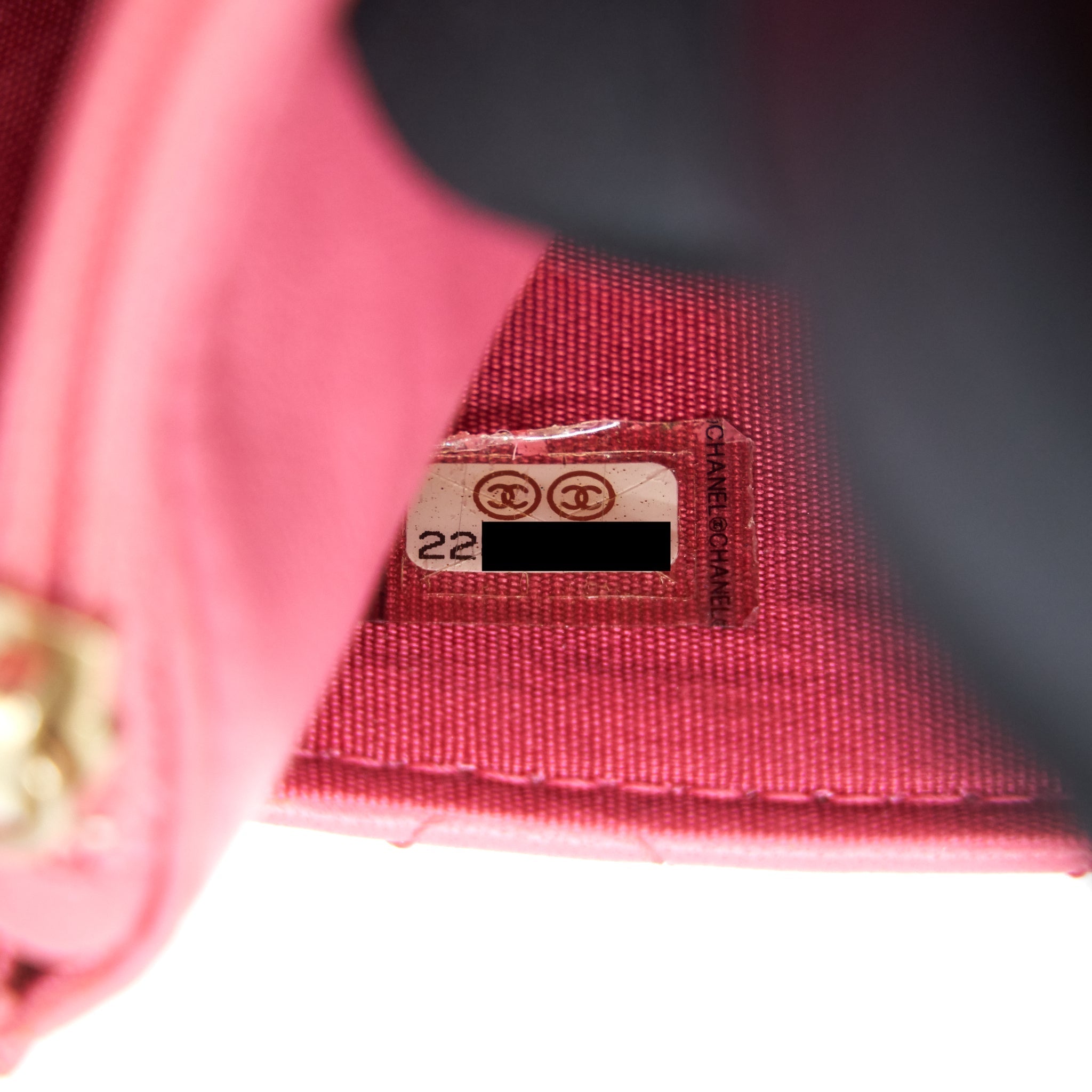 Chanel Boy Wallet on Chain Pink
