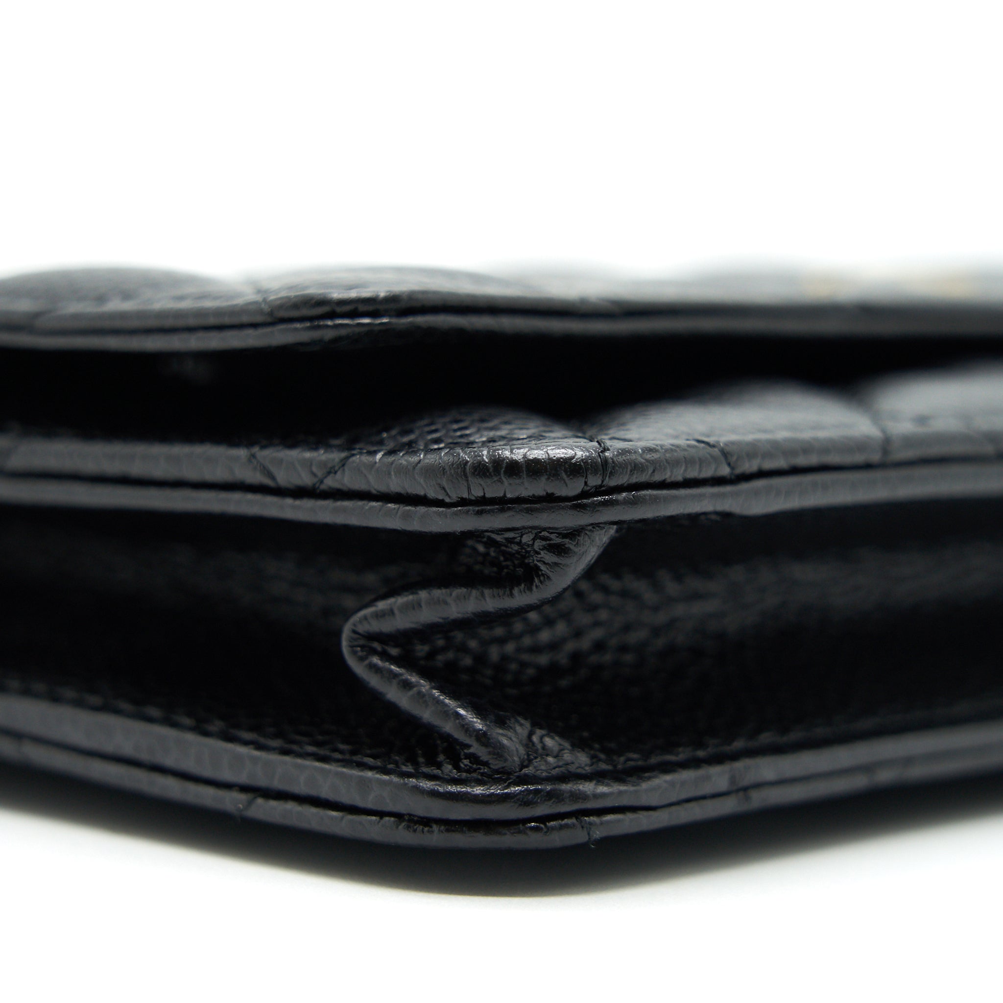 Chanel Classic Wallet on Chain Caviar Black With