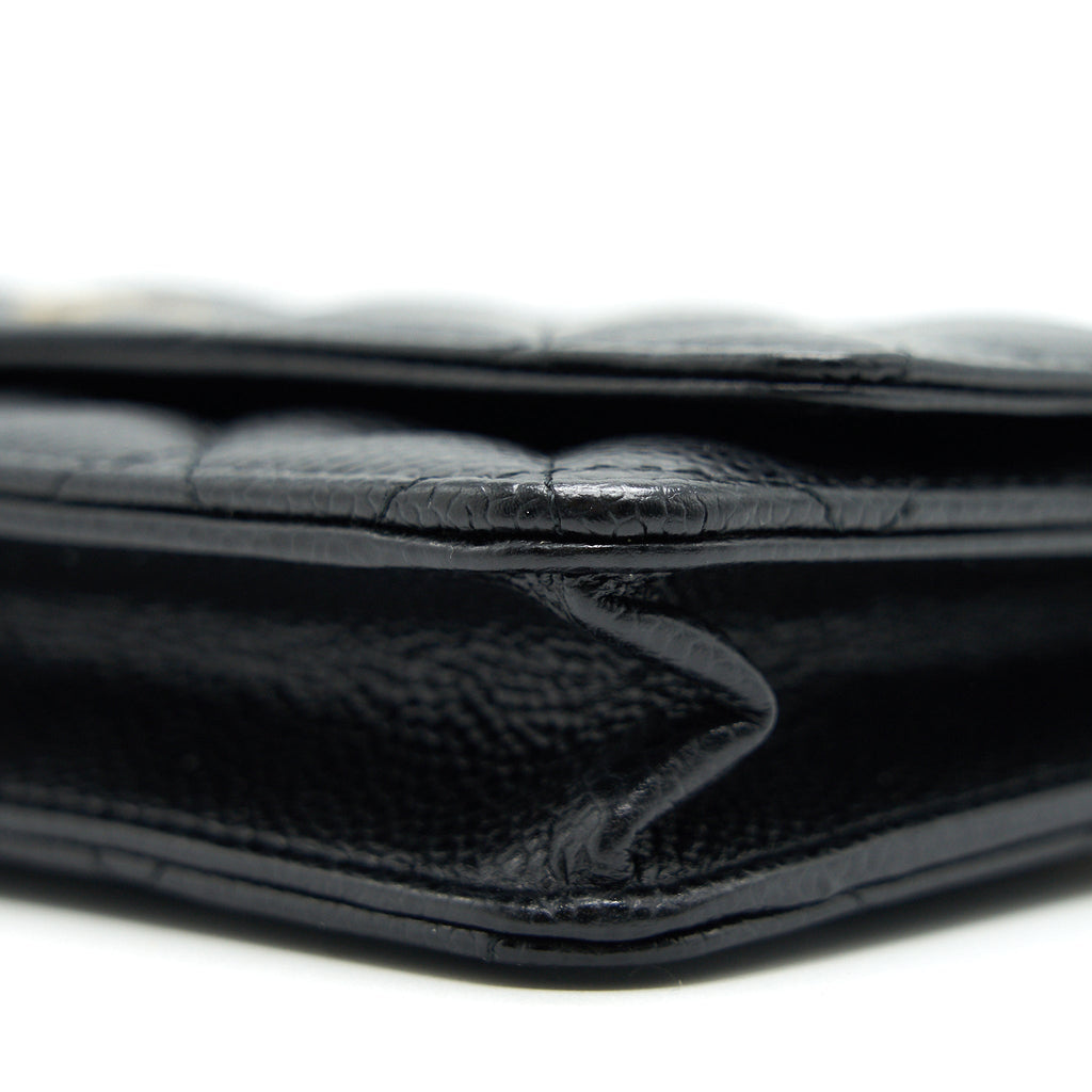 Chanel Classic Wallet on Chain Caviar Black With