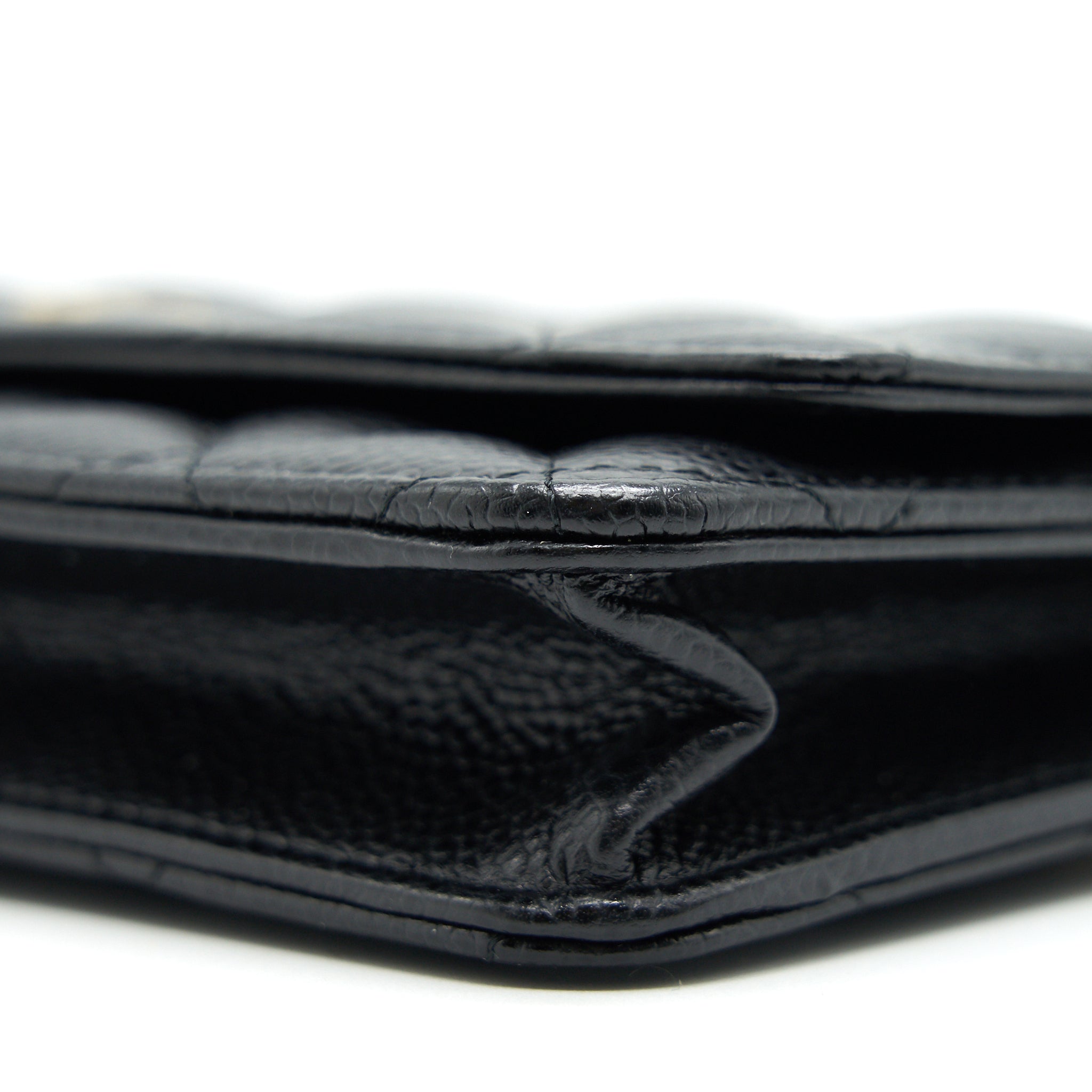 Chanel Classic Wallet on Chain Caviar Black With