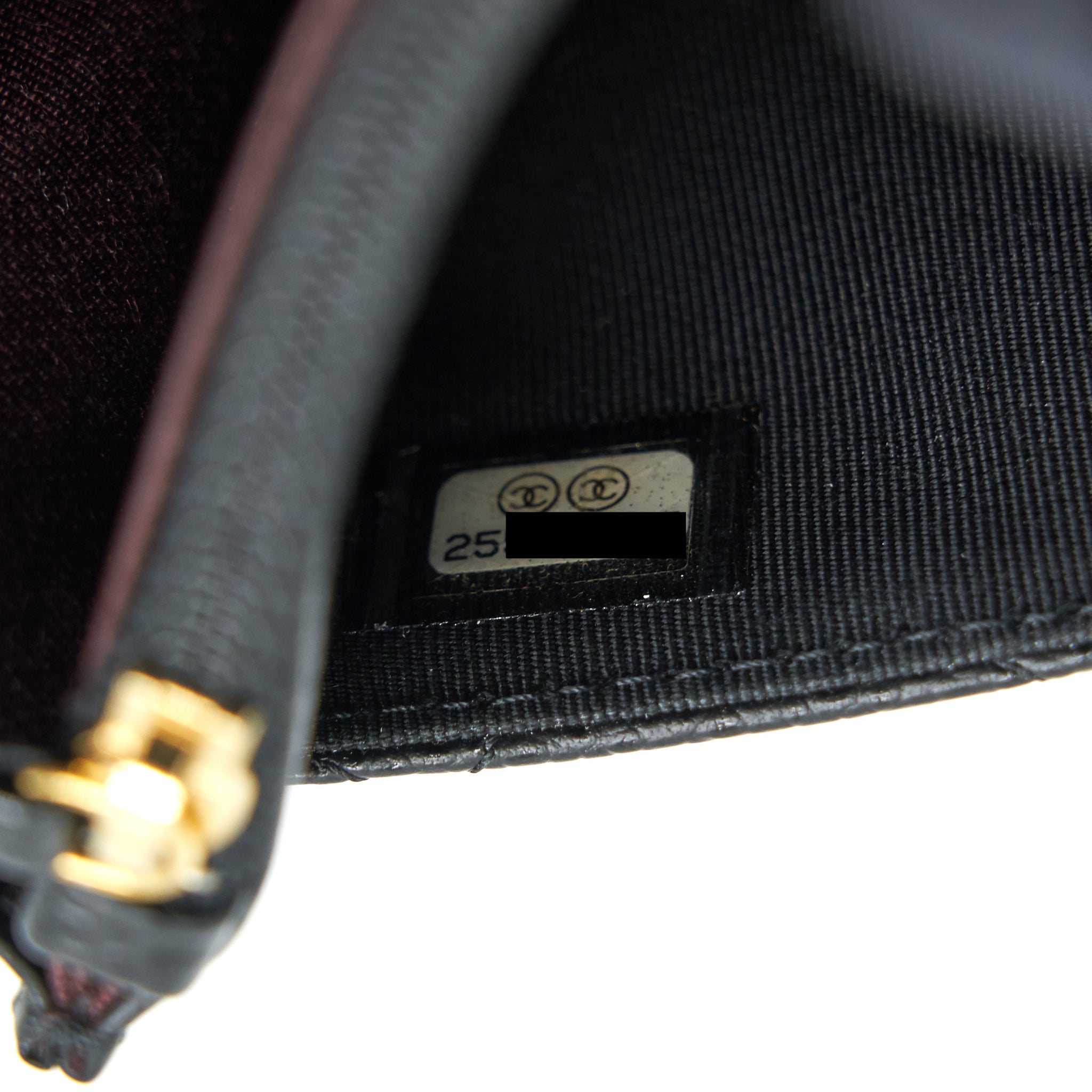 Chanel Classic Wallet on Chain Caviar Black With