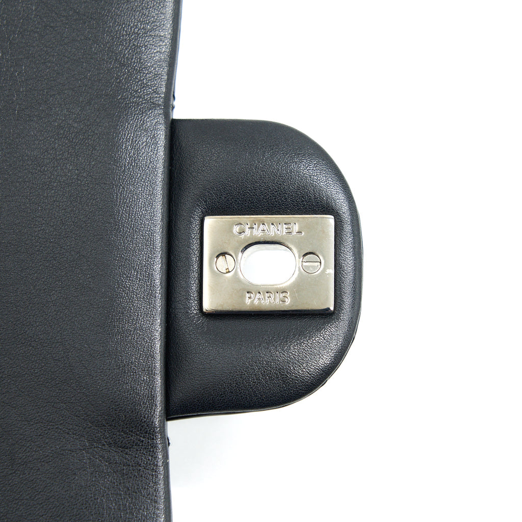 Chanel Mini Rectangular Flap bag Patent Leather Black