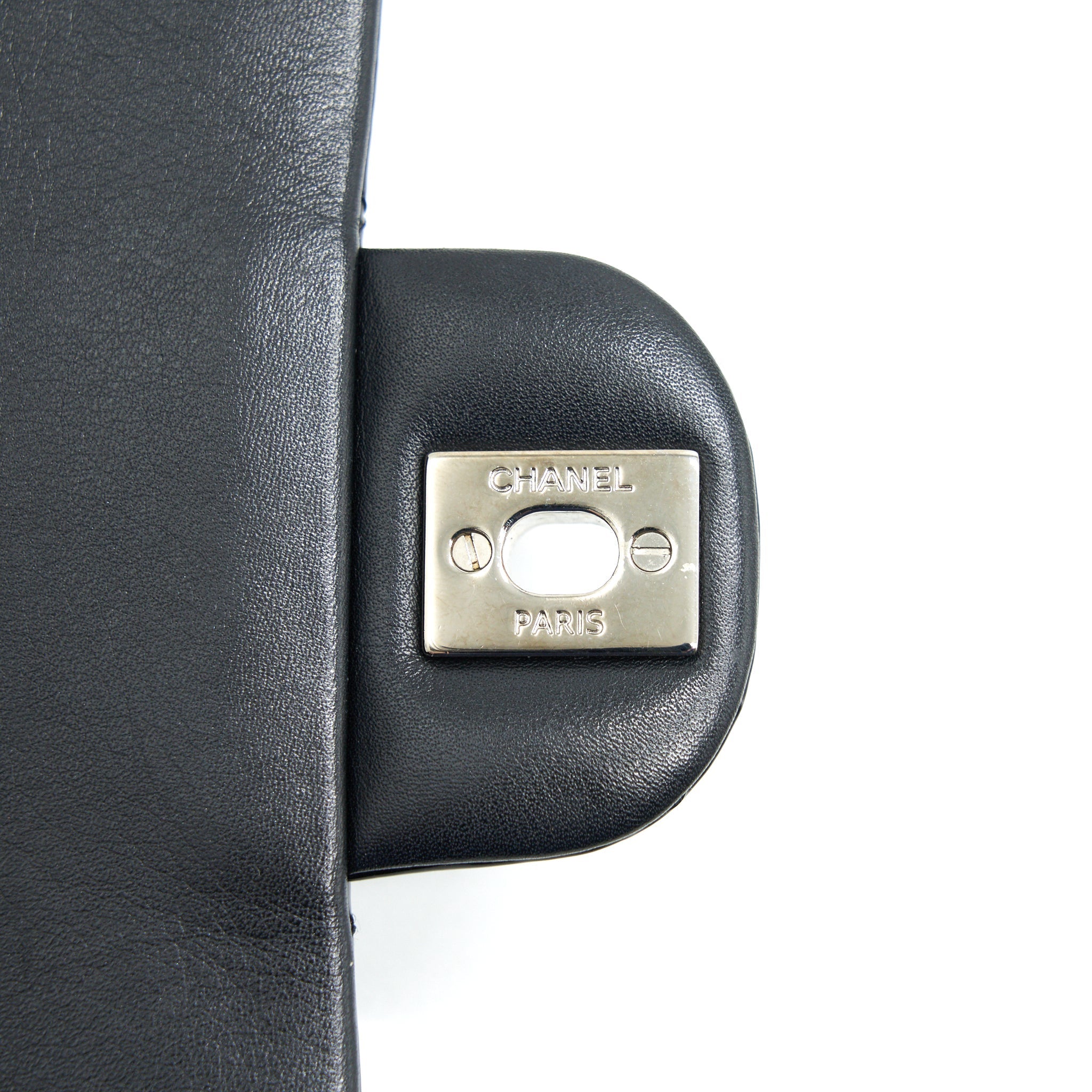 Chanel Mini Rectangular Flap bag Patent Leather Black