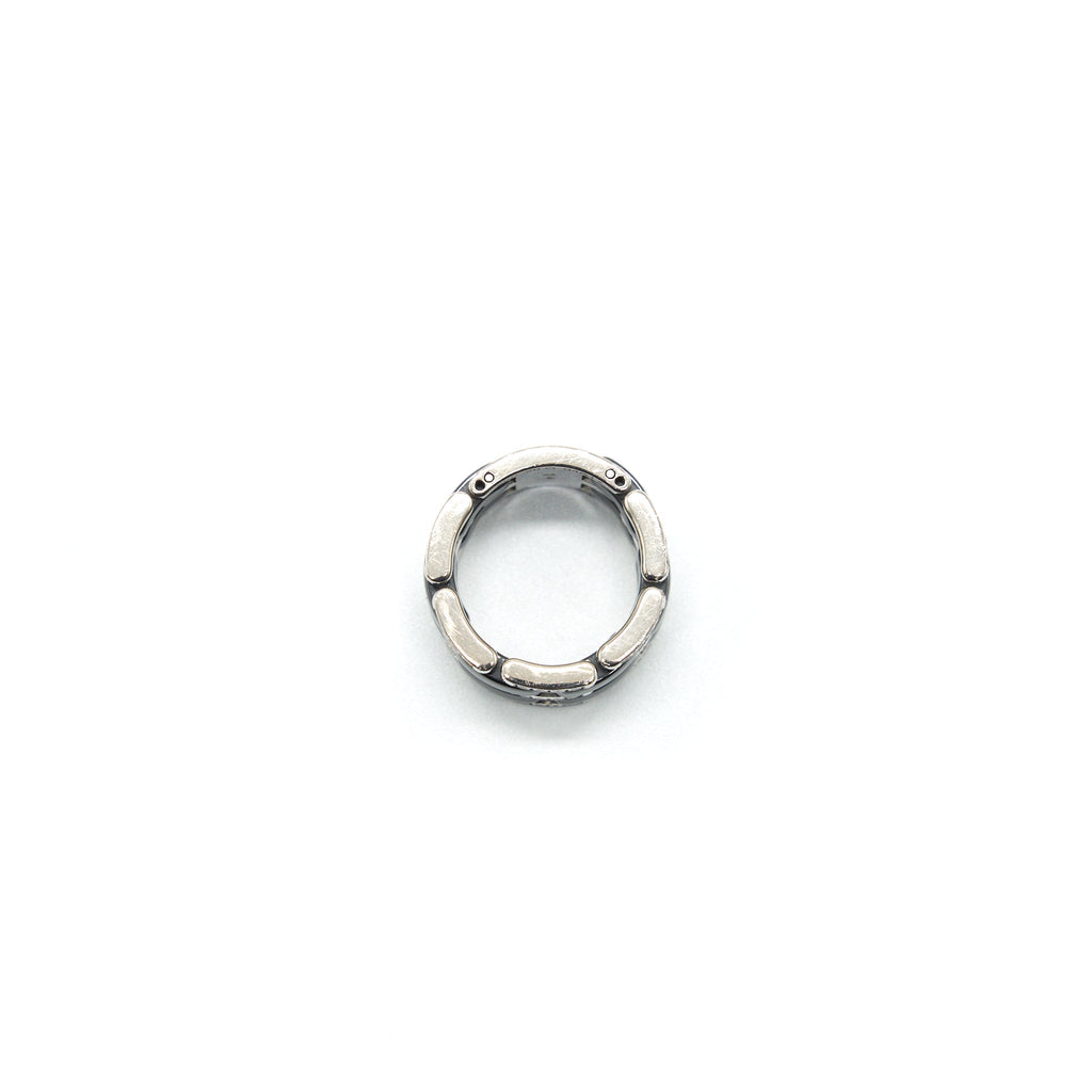 Chanel Ultra Ring Large version white Gold with Diamonds, Black Ceramic size 55