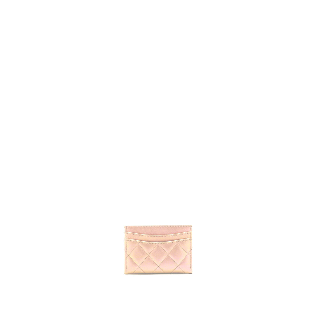 Chanel 21K Iridescent Pink Flat  Holder
