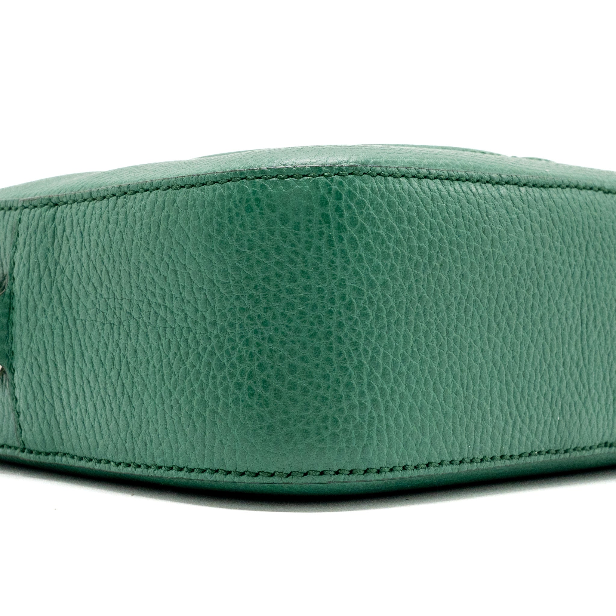 Gucci disco soho camera bag calfskin green L