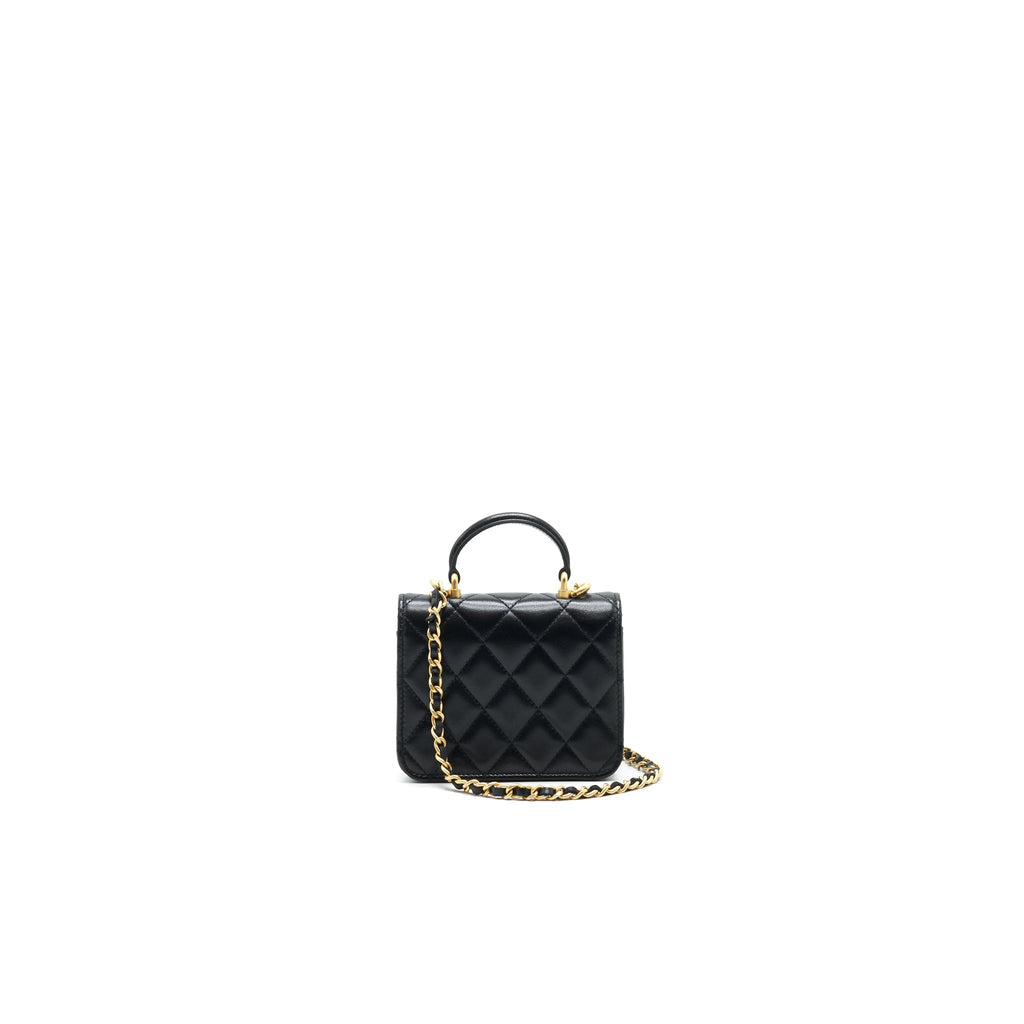 Chanel 2021 flap Coin Purse with Chain black
