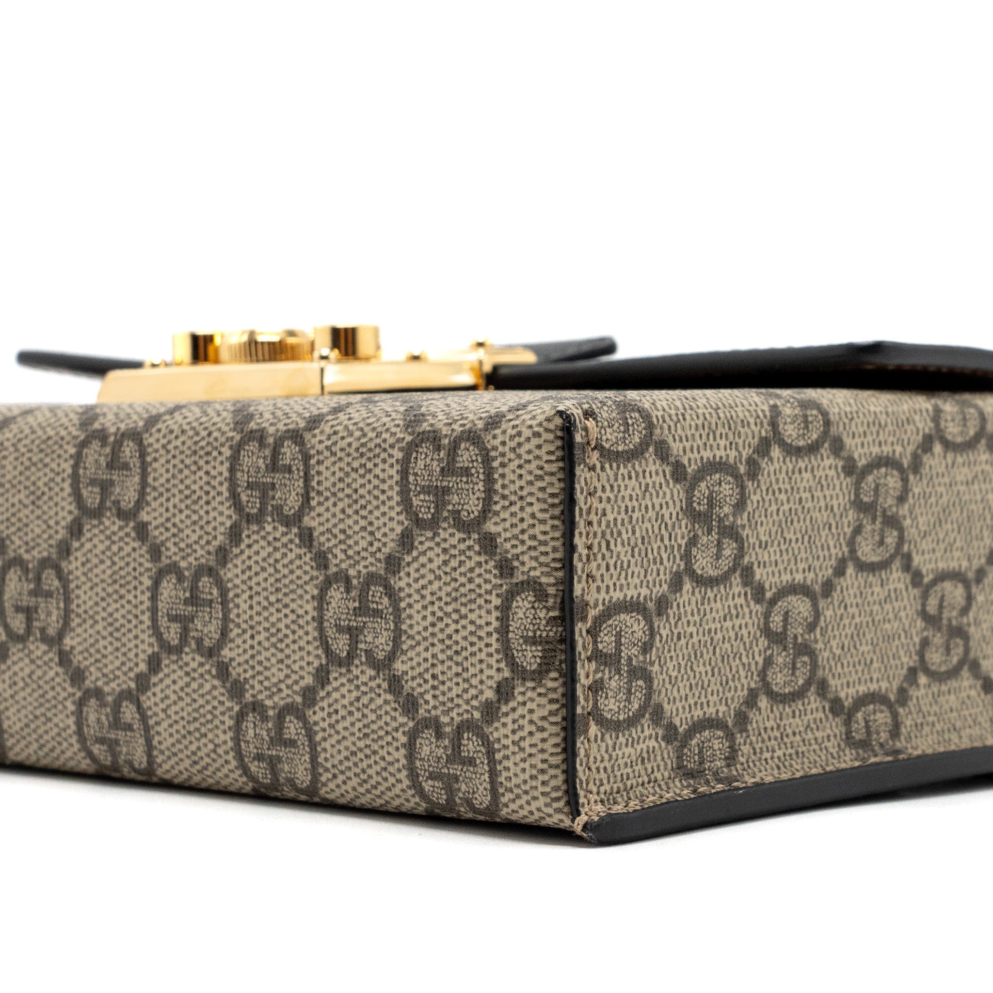 Gucci Padlock Mini Top Handle Bag GG Supreme Canvas/ Leather Multicolour