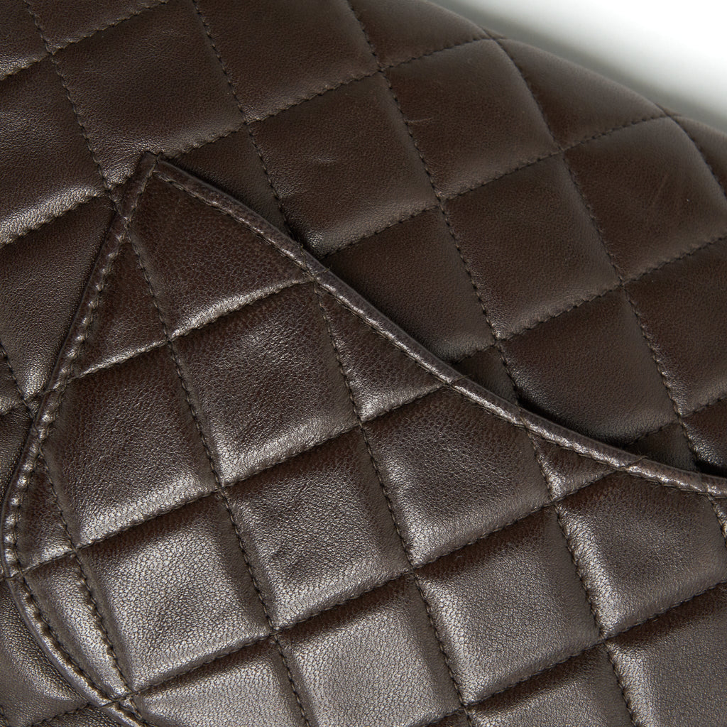 Chanel Medium Flap Bag Chocolate