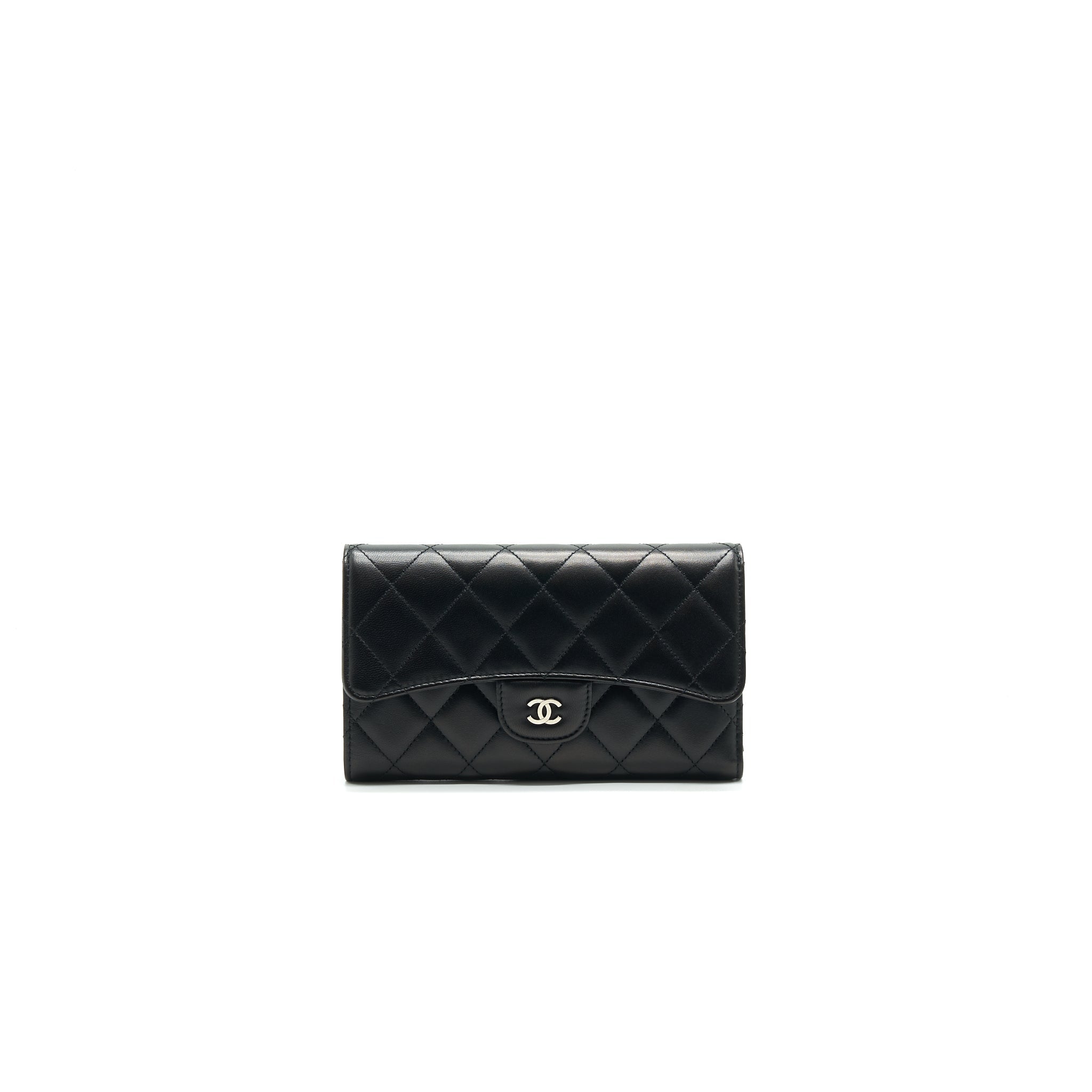 Chanel Classic Flap Wallet Lambskin Black