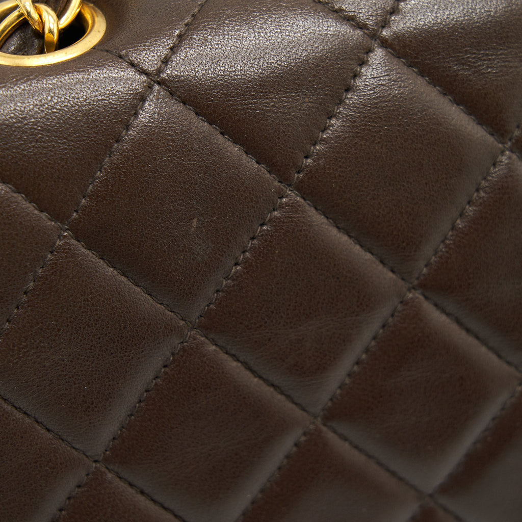 Chanel Medium Flap Bag Chocolate