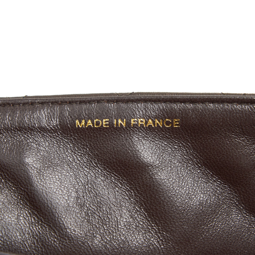 Chanel Medium Flap Bag Chocolate