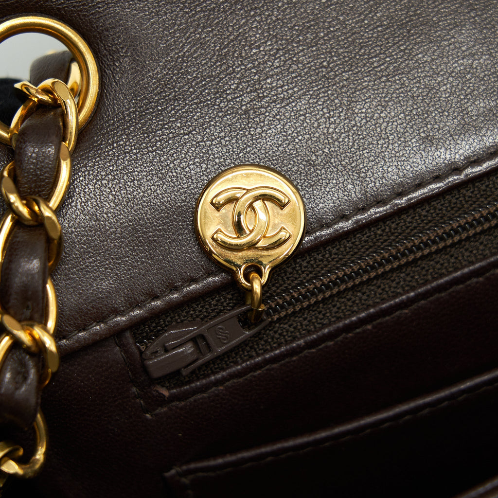 Chanel Medium Flap Bag Chocolate