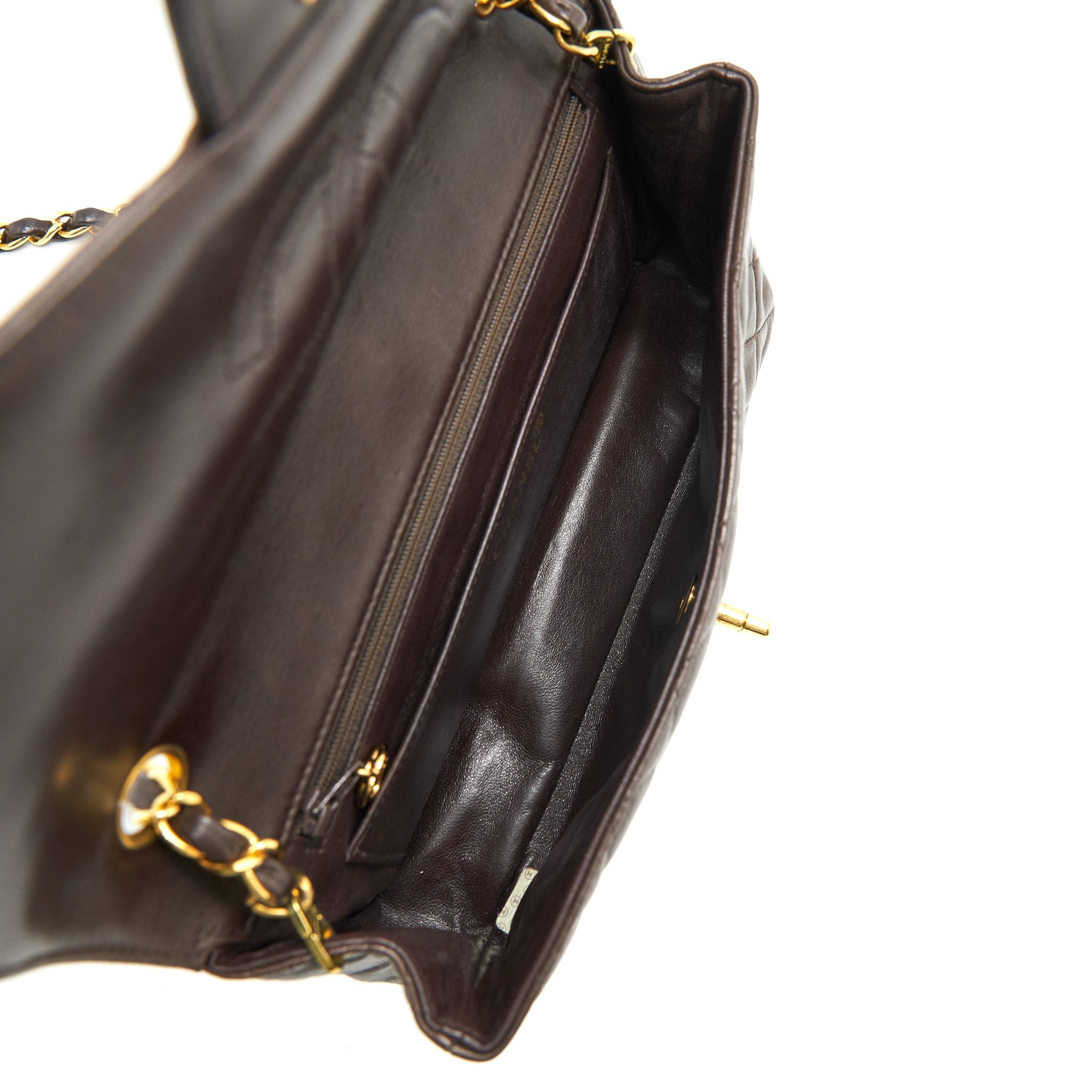 Chanel Medium Flap Bag Chocolate