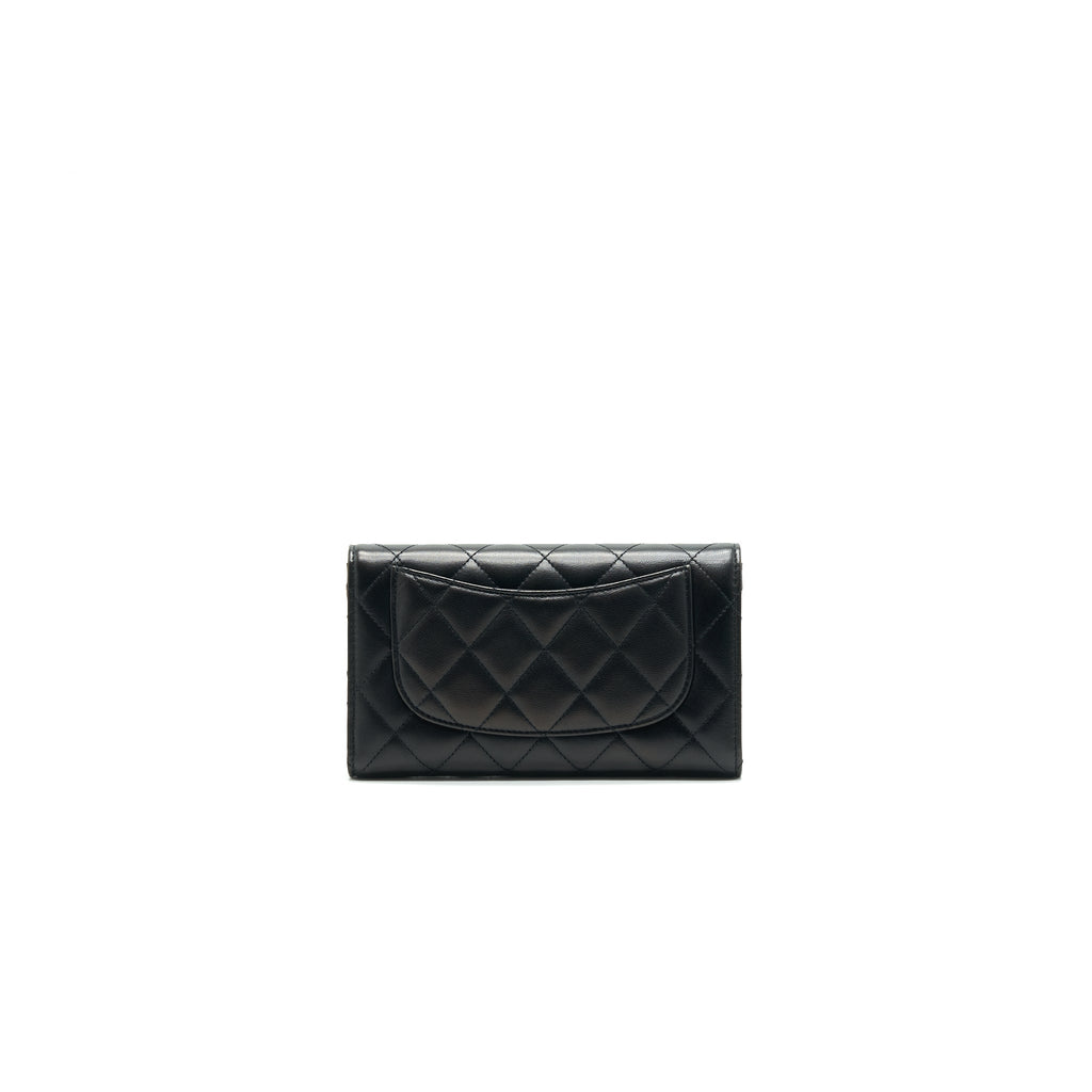 Chanel Classic Flap Wallet Lambskin Black