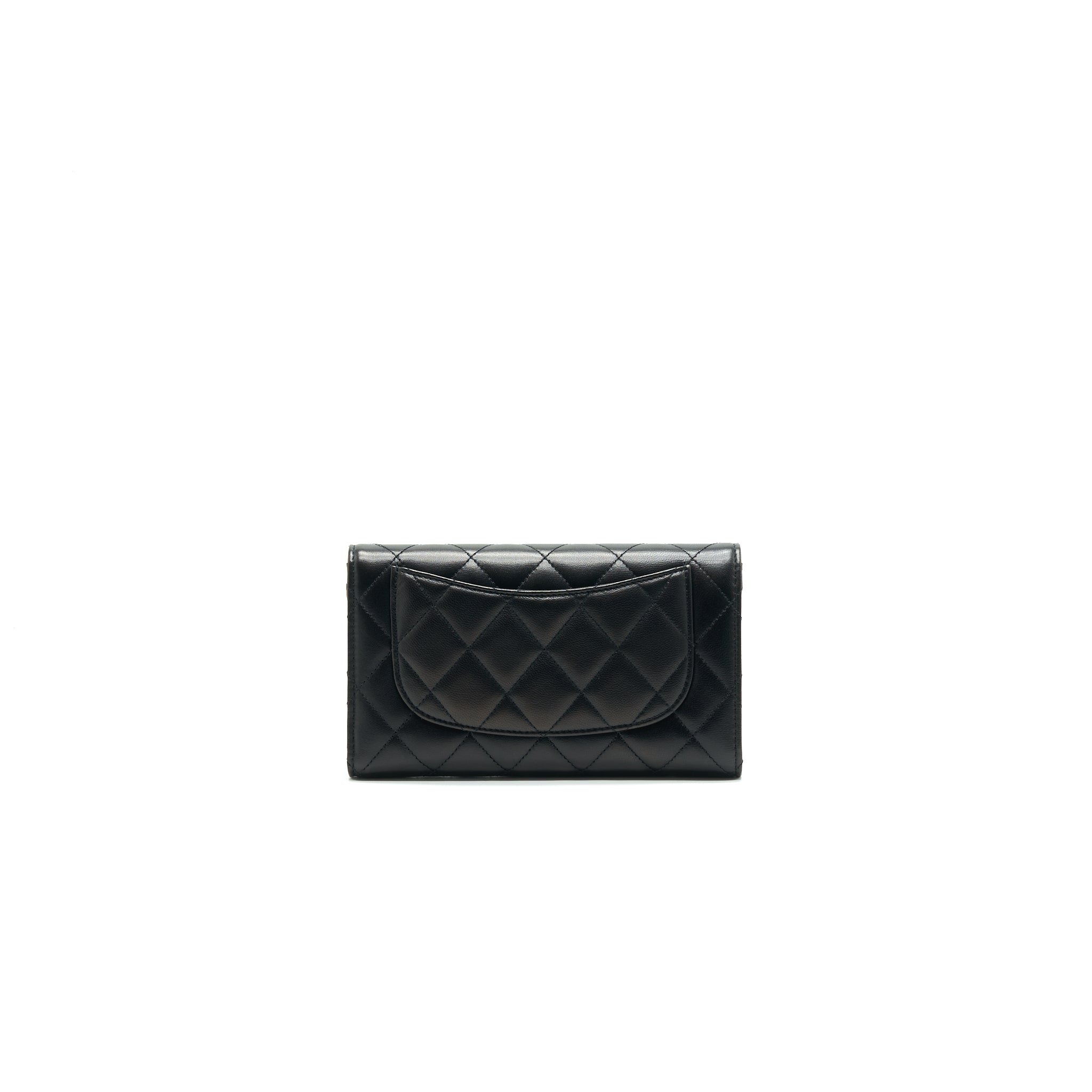 Chanel Classic Flap Wallet Lambskin Black