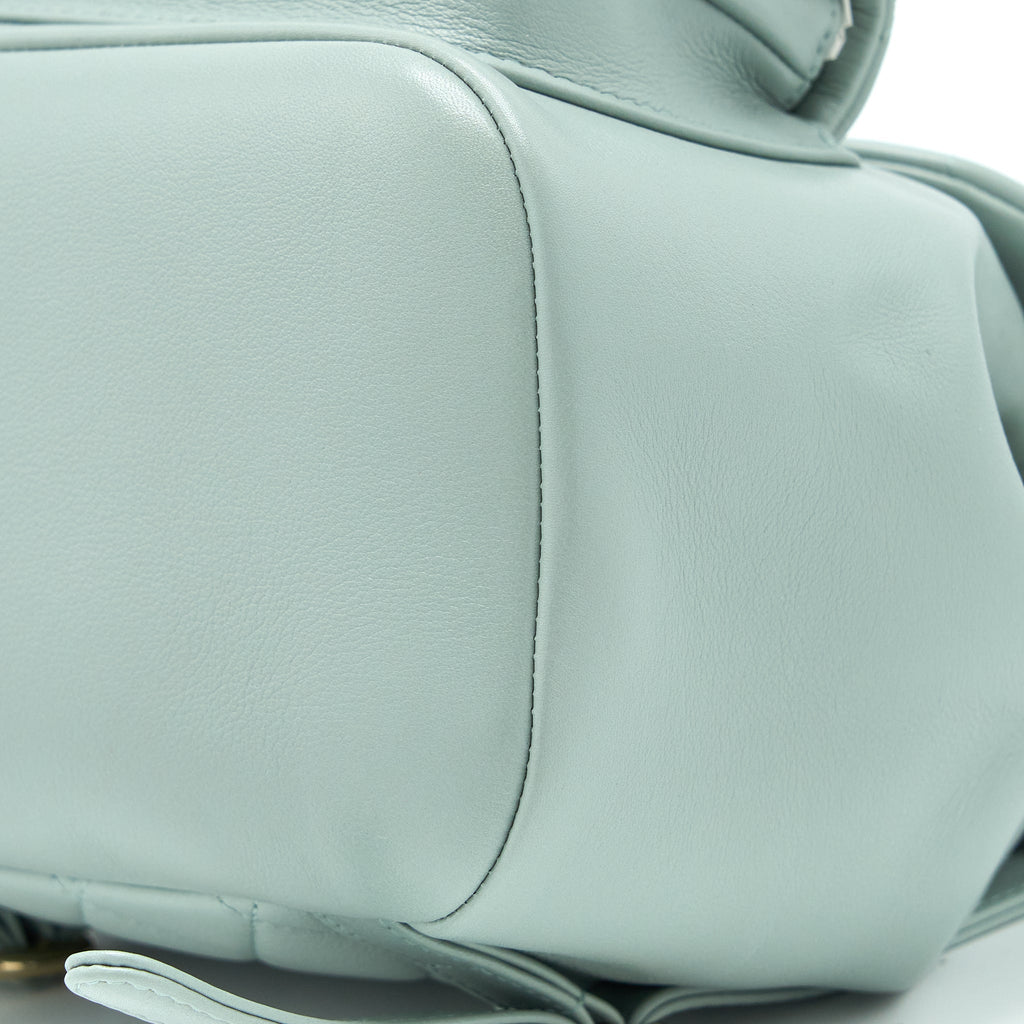 Chanel 23C Duma Mini Backpack Calfskin Light Grey L (Microchip)
