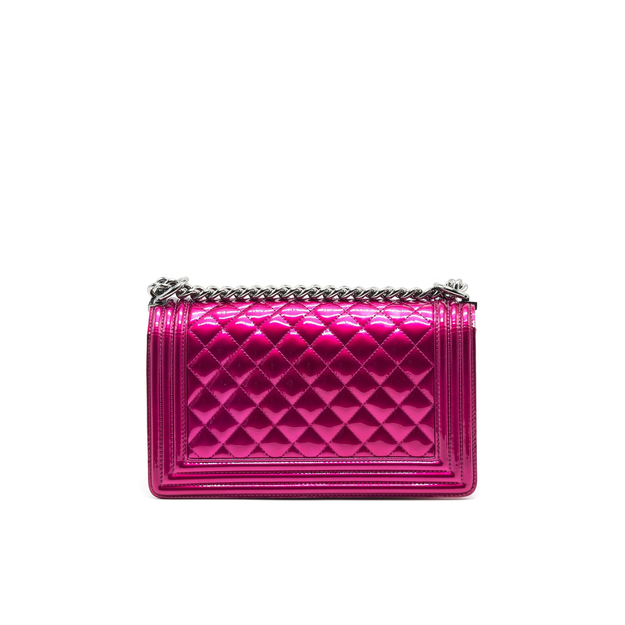 Chanel Medium Leboy Bag Metallic Pink