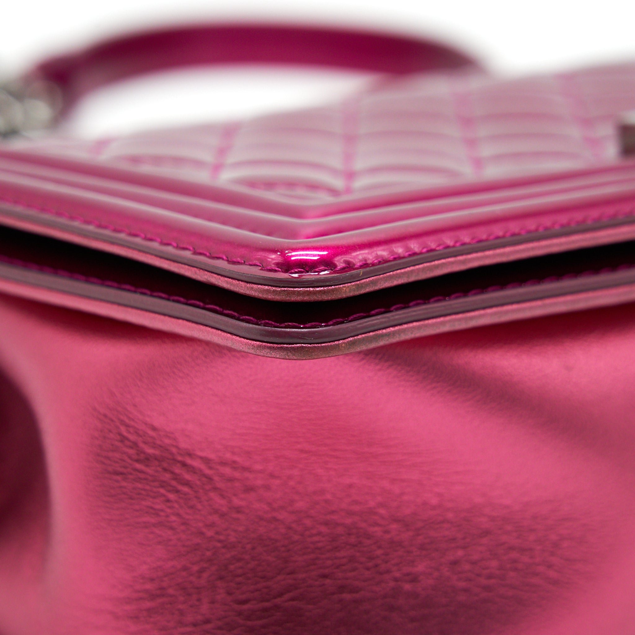Chanel Medium Leboy Bag Metallic Pink