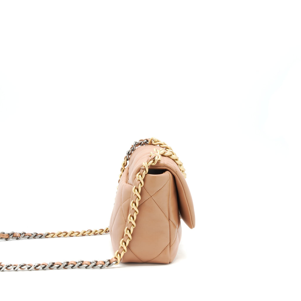 Chanel 21P Caramel Small 19 Flap Bag