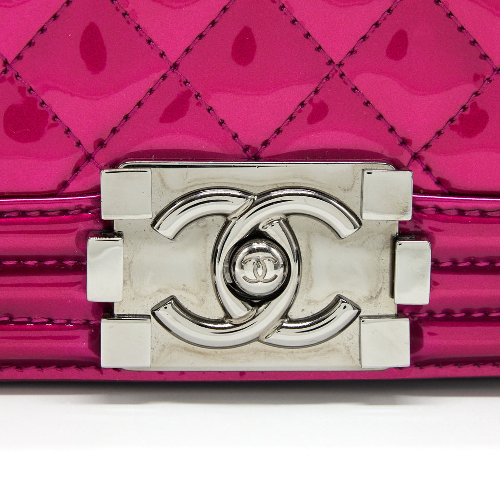 Chanel Medium Leboy Bag Metallic Pink