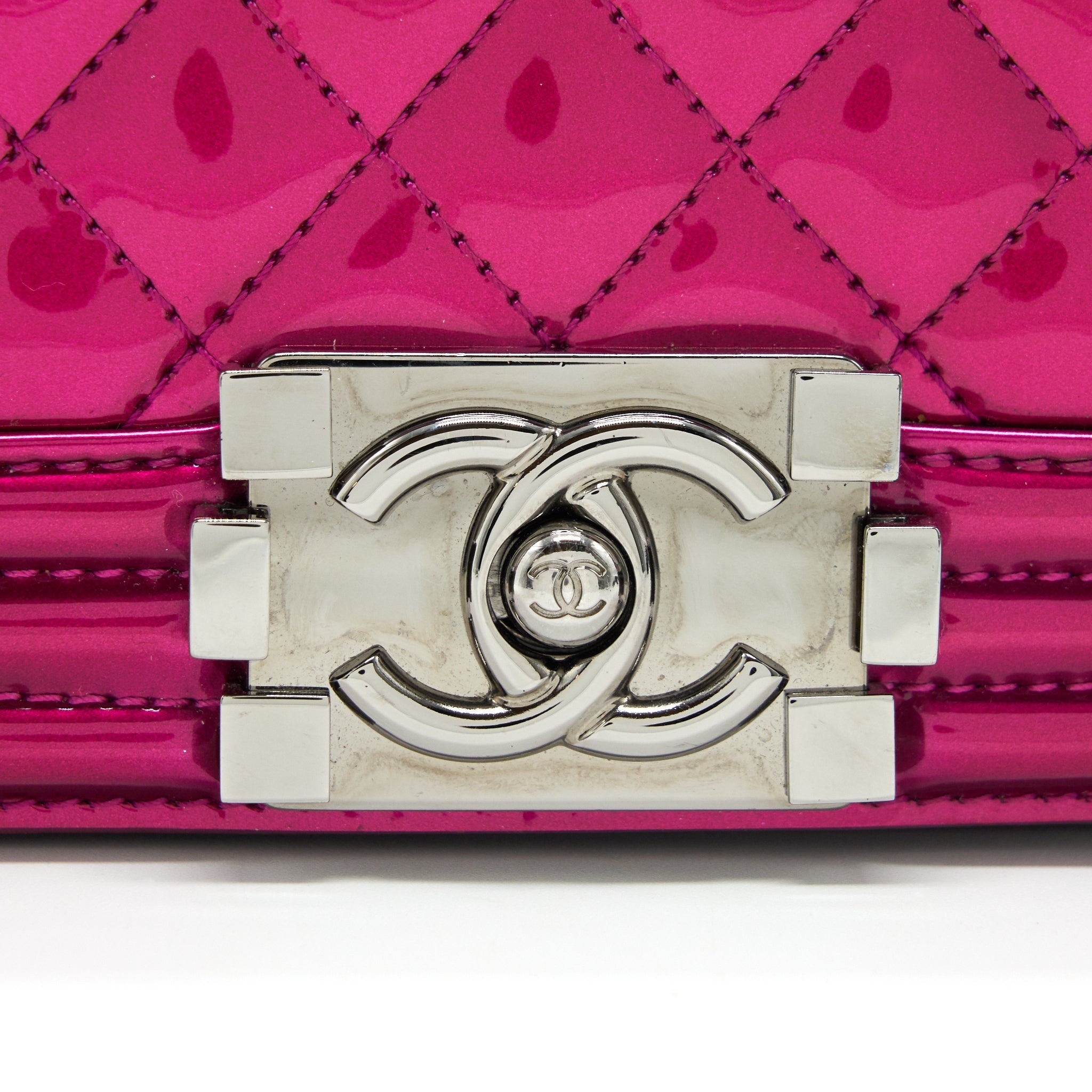 Chanel Medium Leboy Bag Metallic Pink