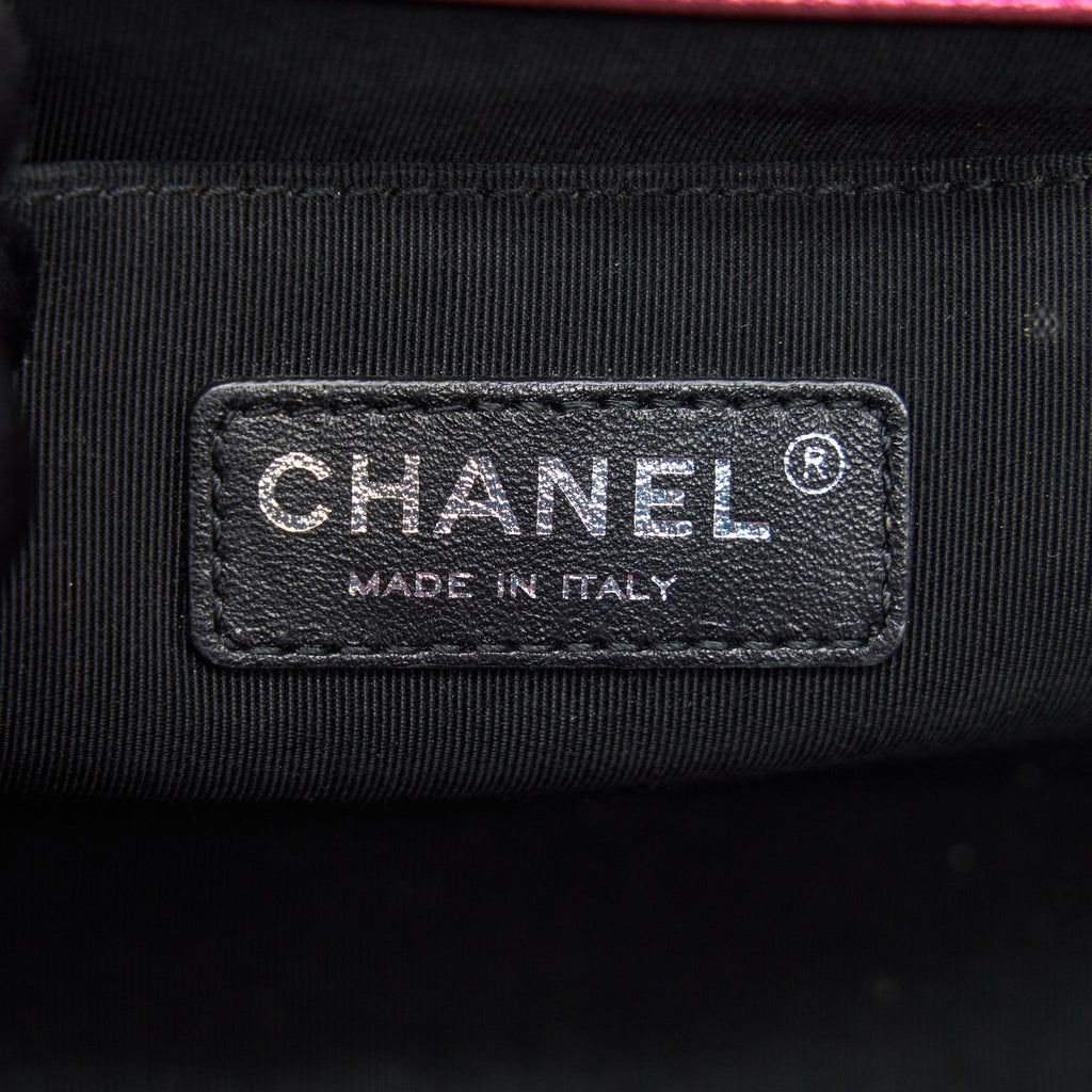 Chanel Medium Leboy Bag Metallic Pink