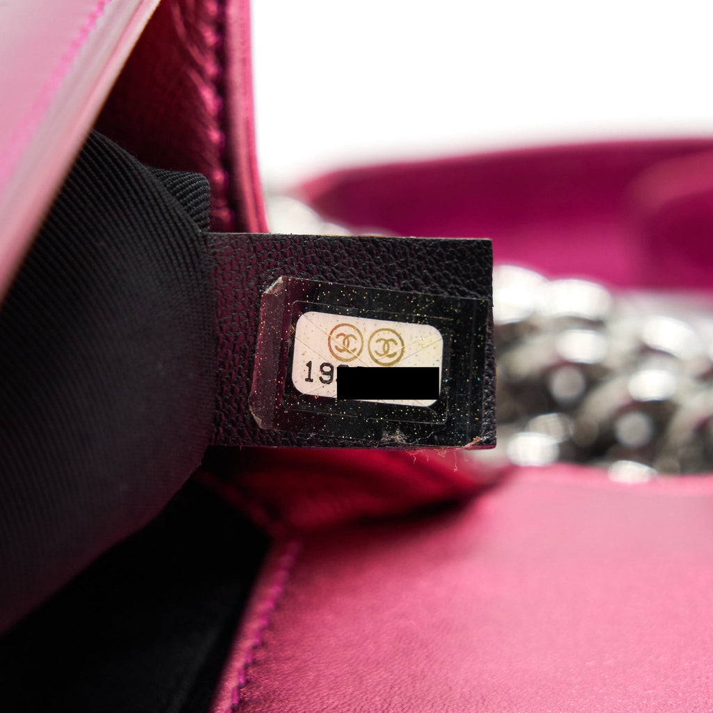 Chanel Medium Leboy Bag Metallic Pink