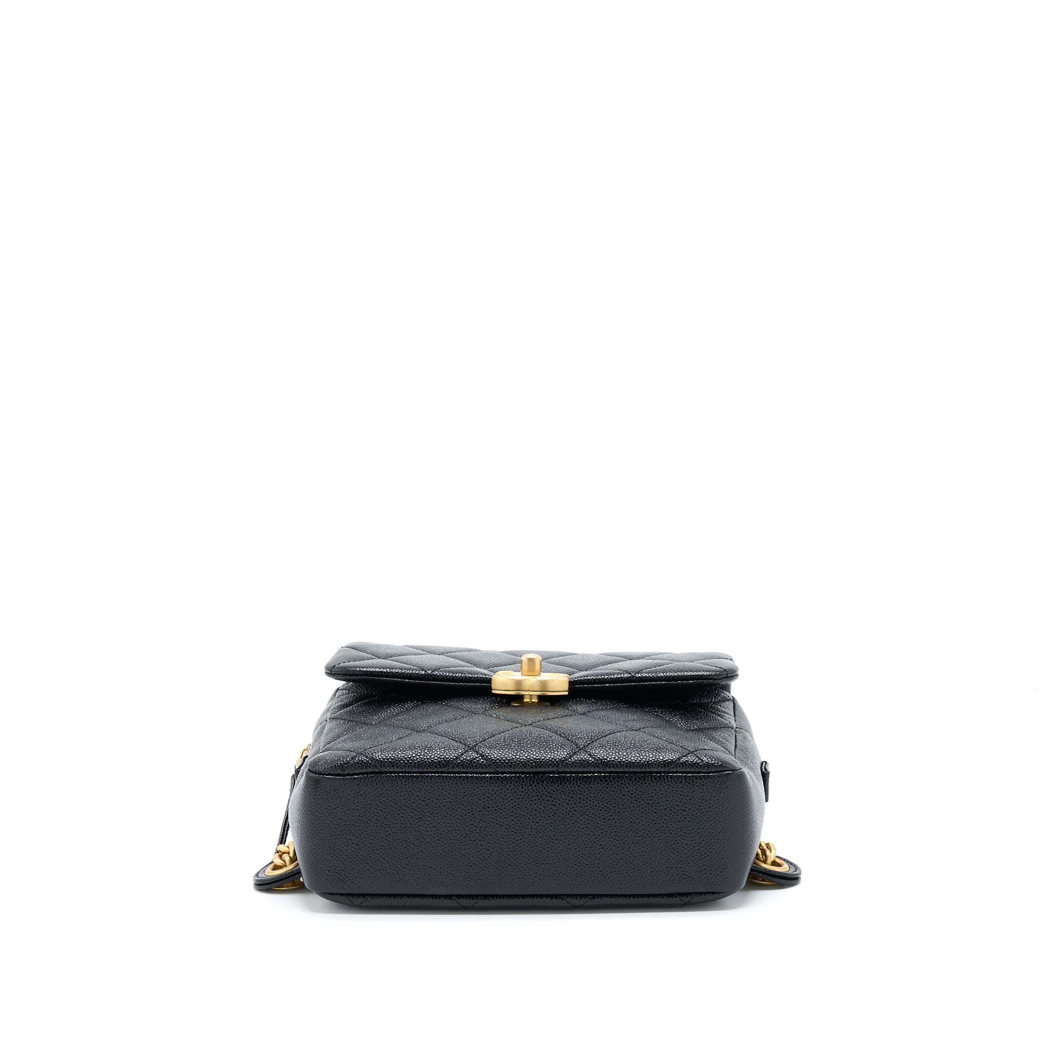 Chanel 22P Flap Backpack Caviar Black