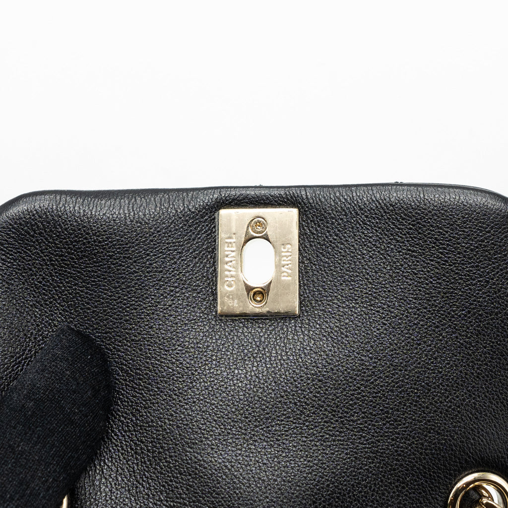 Chanel 23A mini triple pack backpack calfskin black L (microchip )