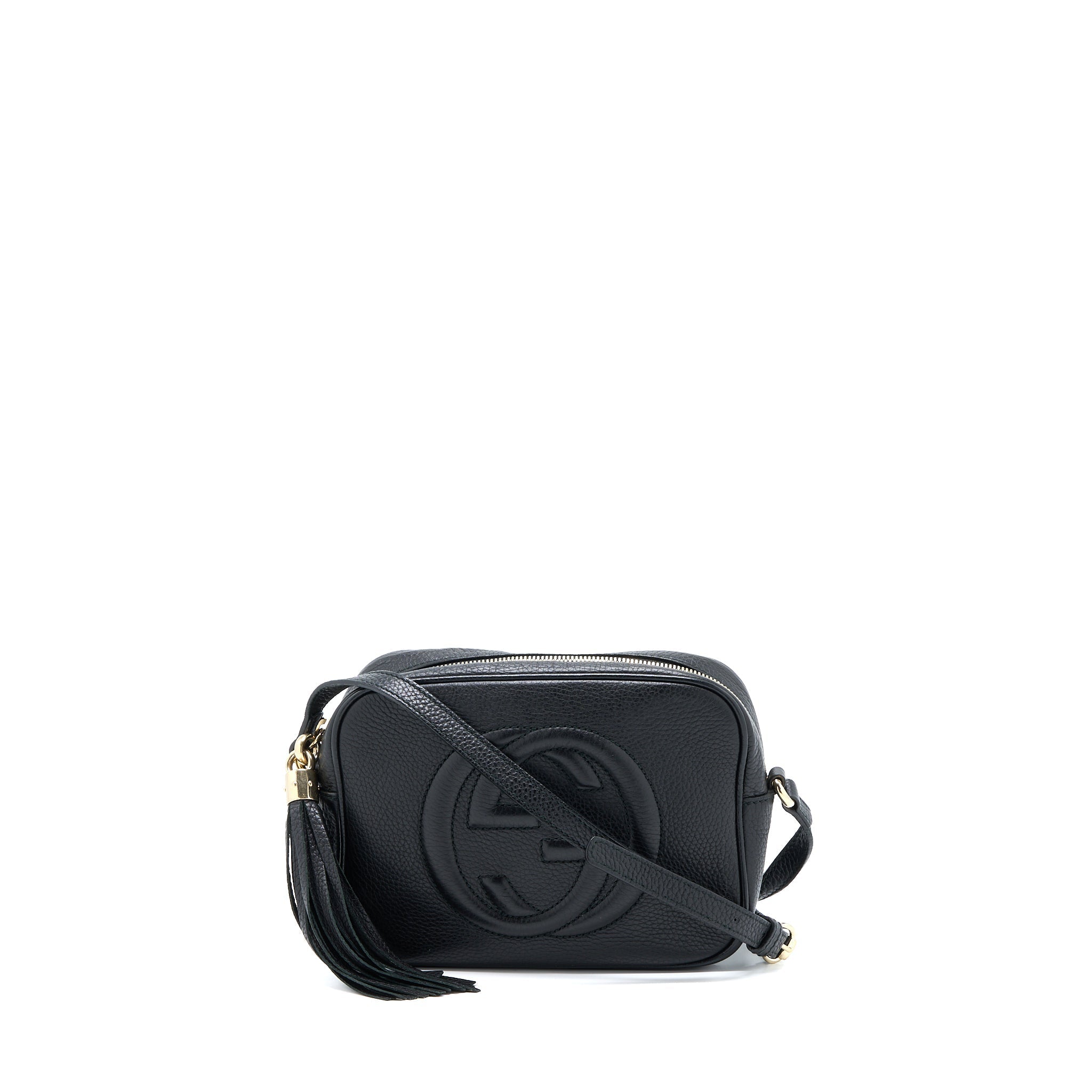 Gucci Soho Disco Camera Bag Calfskin Black
