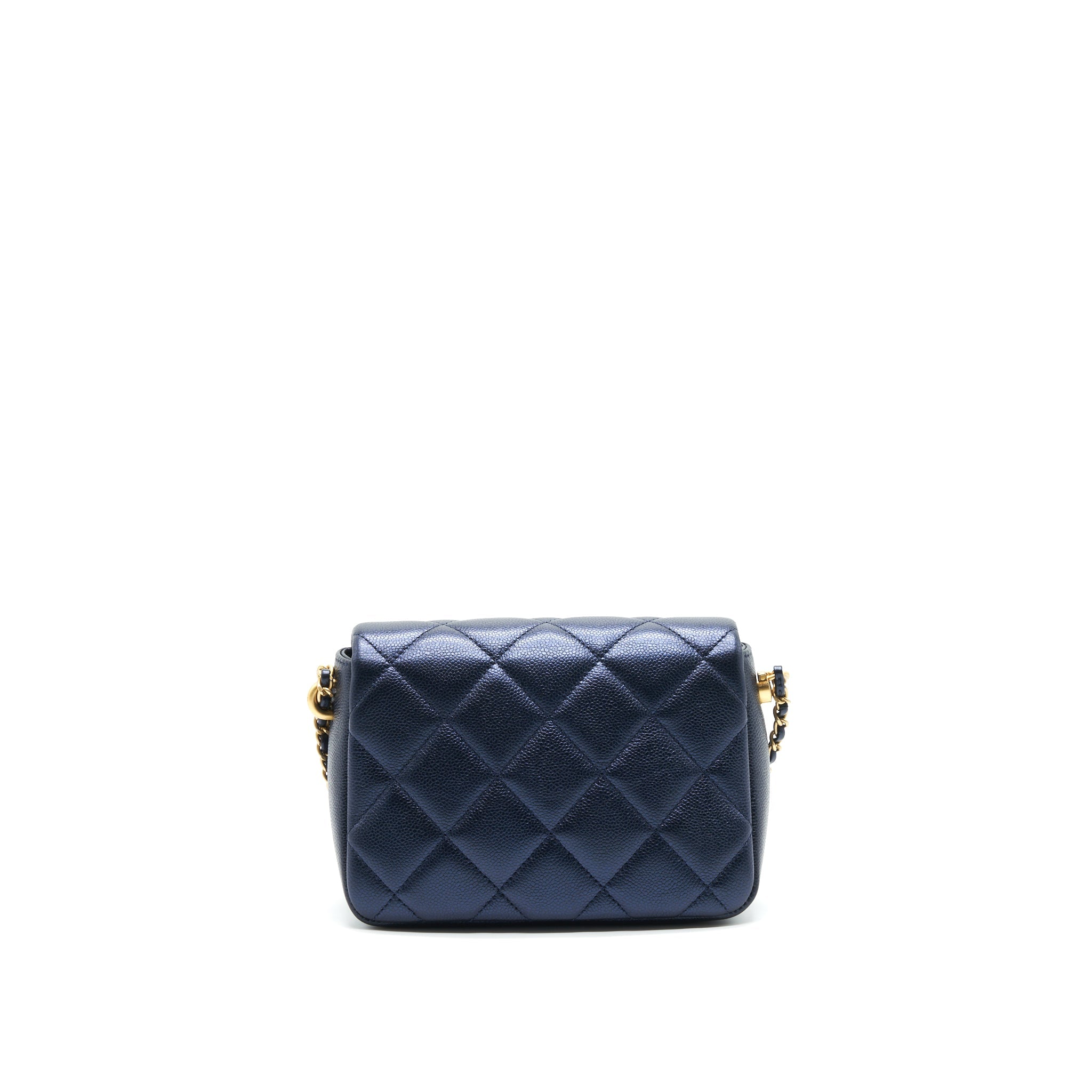 Chanel 21K My Perfect Mini Flap Bag Caviar Black