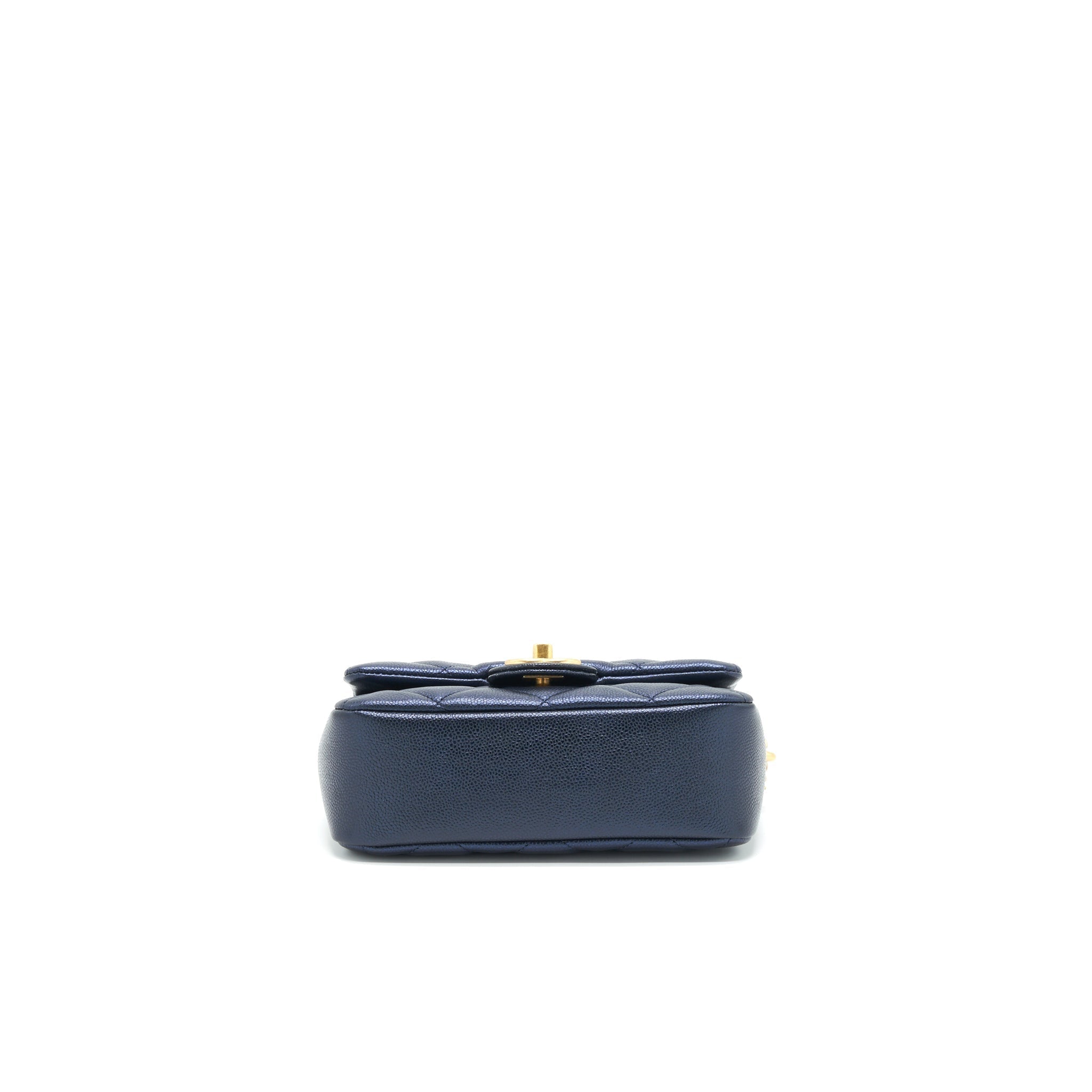 Chanel 21K My Perfect Mini Flap Bag Caviar Black
