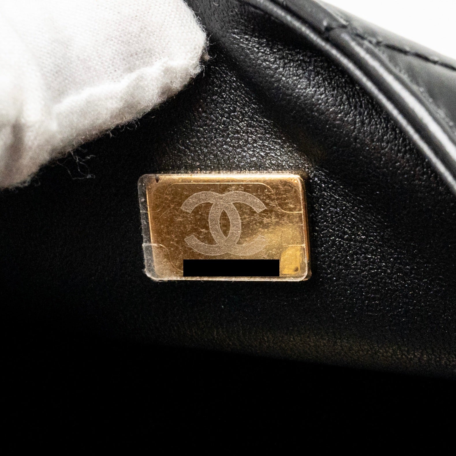 Chanel 23A quilted flap clutch calfskin black L (microchip)
