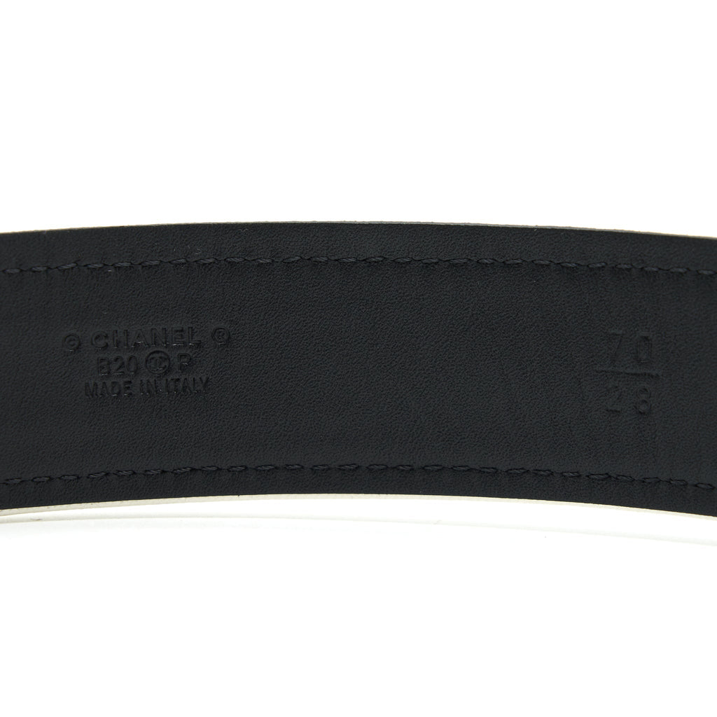 Chanel Size 70 CC logo Denim Belt