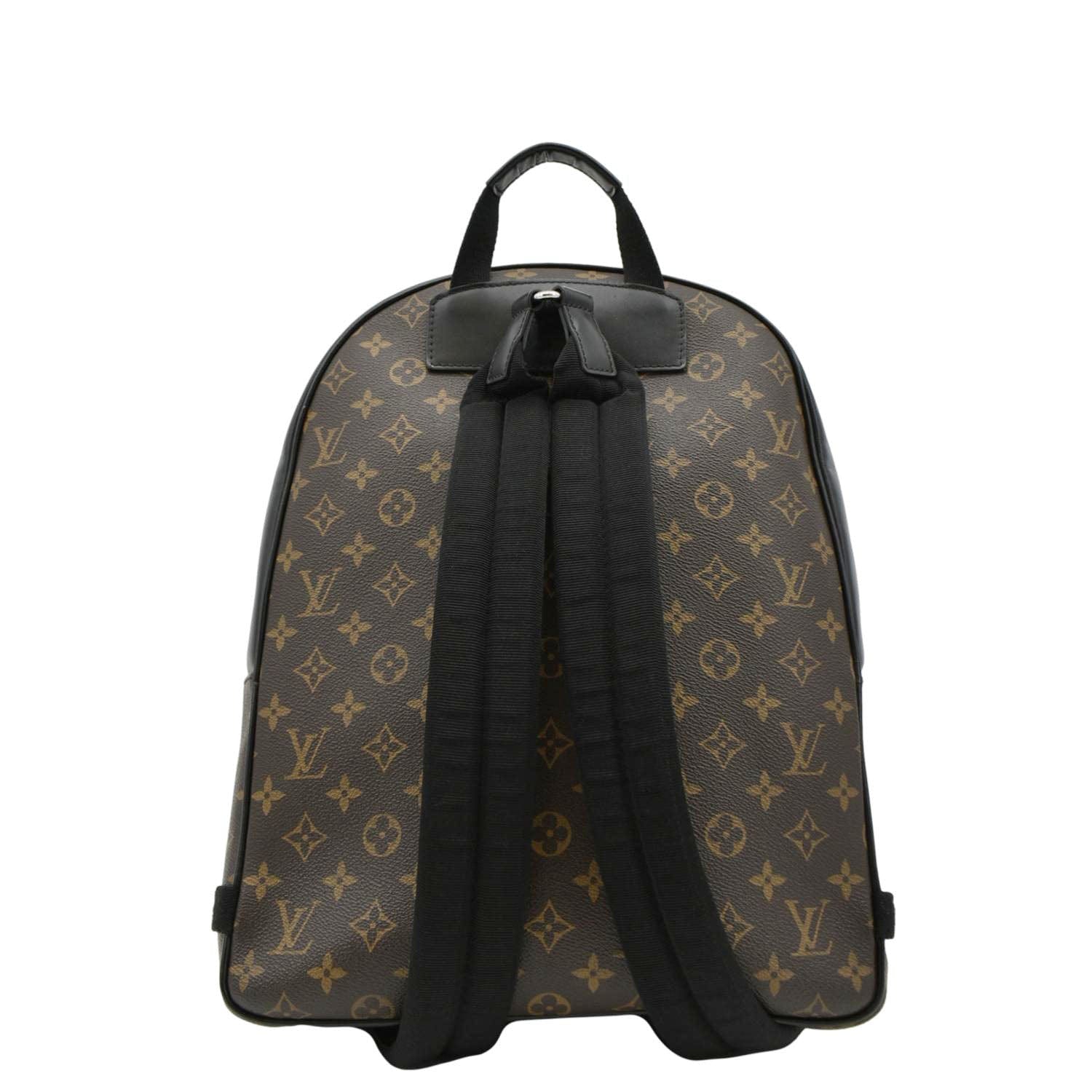 LOUIS VUITTON Josh Monogram Canvas Backpack Bag Brown