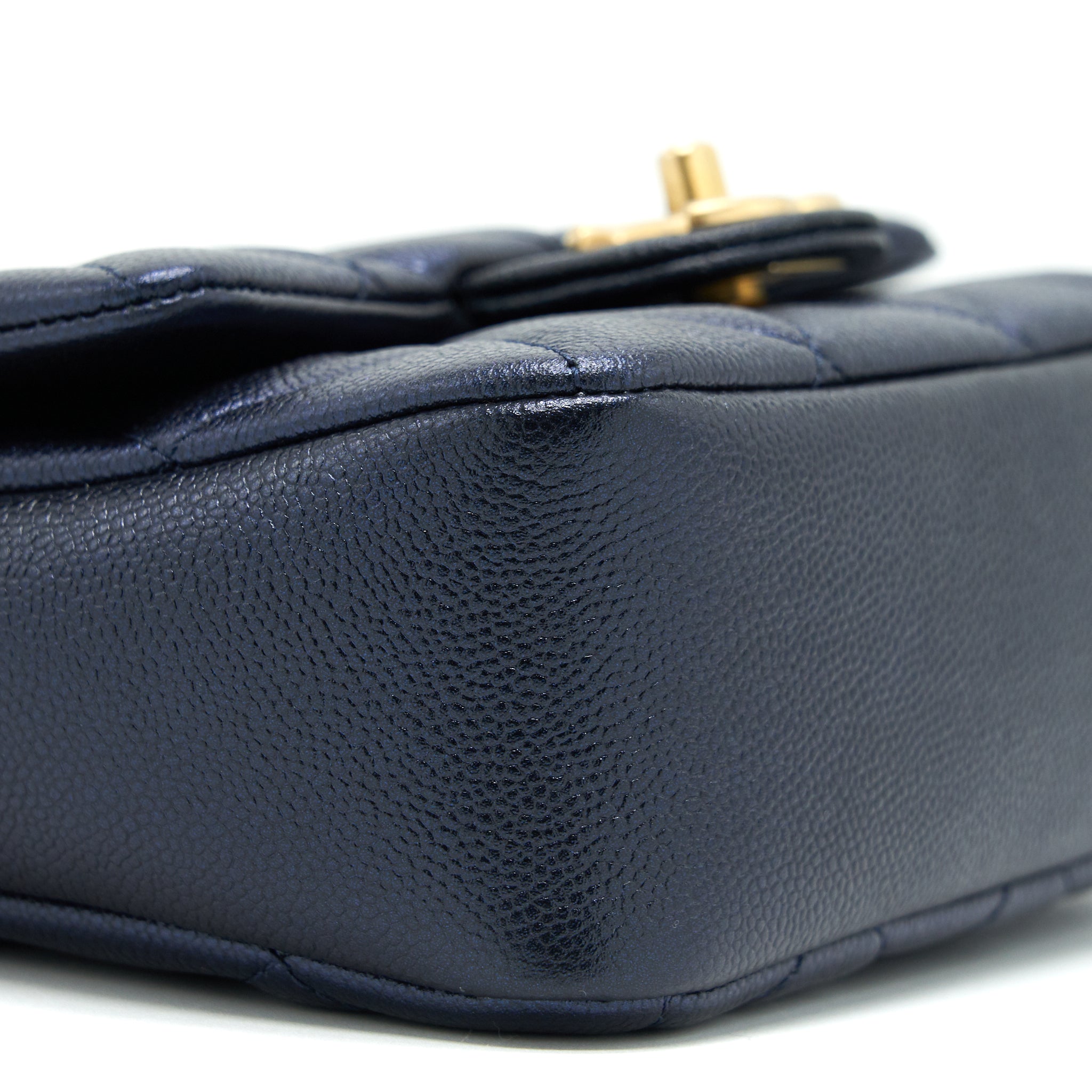 Chanel 21K My Perfect Mini Flap Bag Caviar Black
