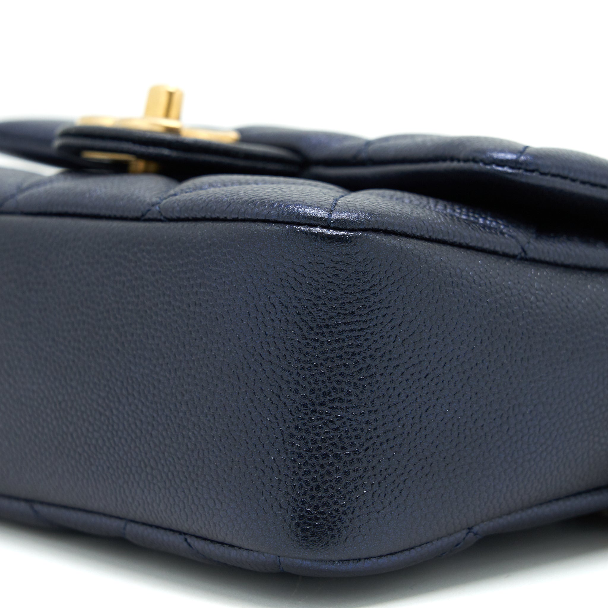 Chanel 21K My Perfect Mini Flap Bag Caviar Black