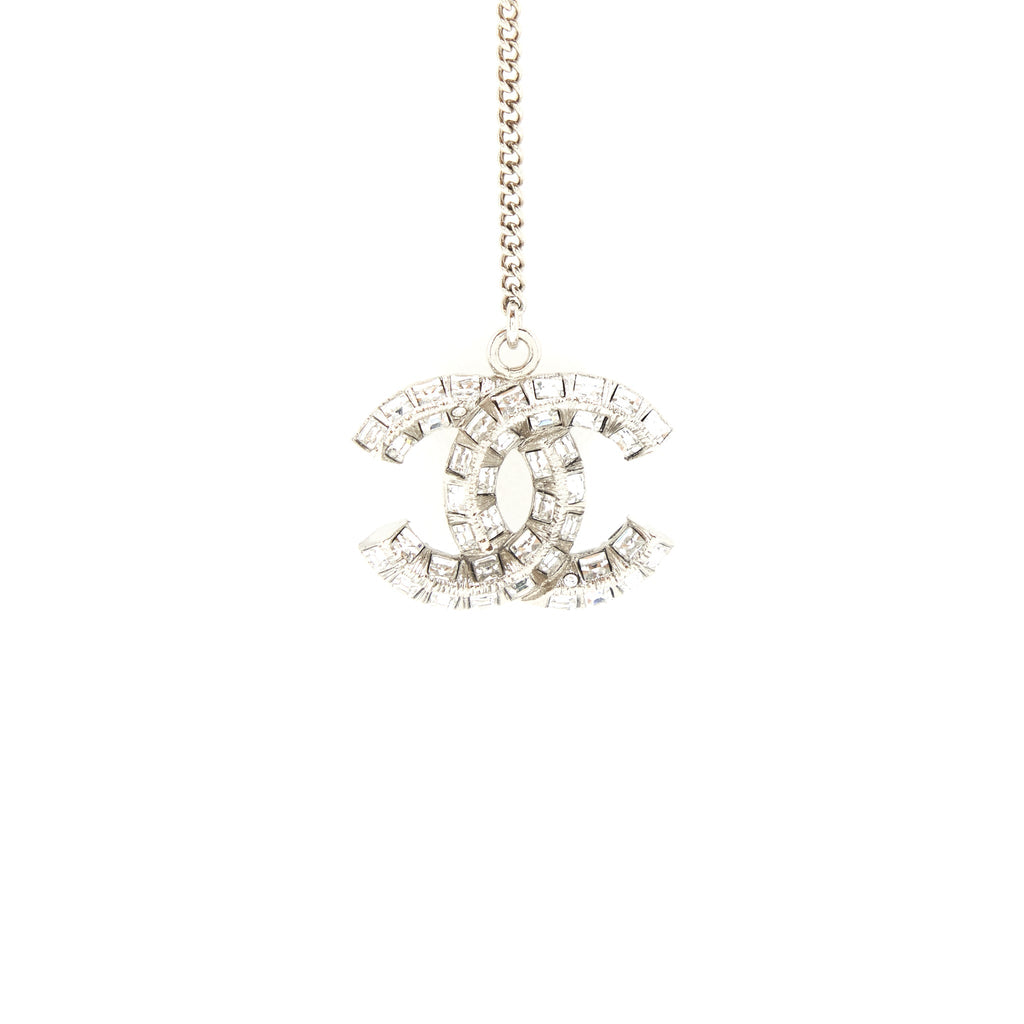 Chanel Crystal Drop Earrings