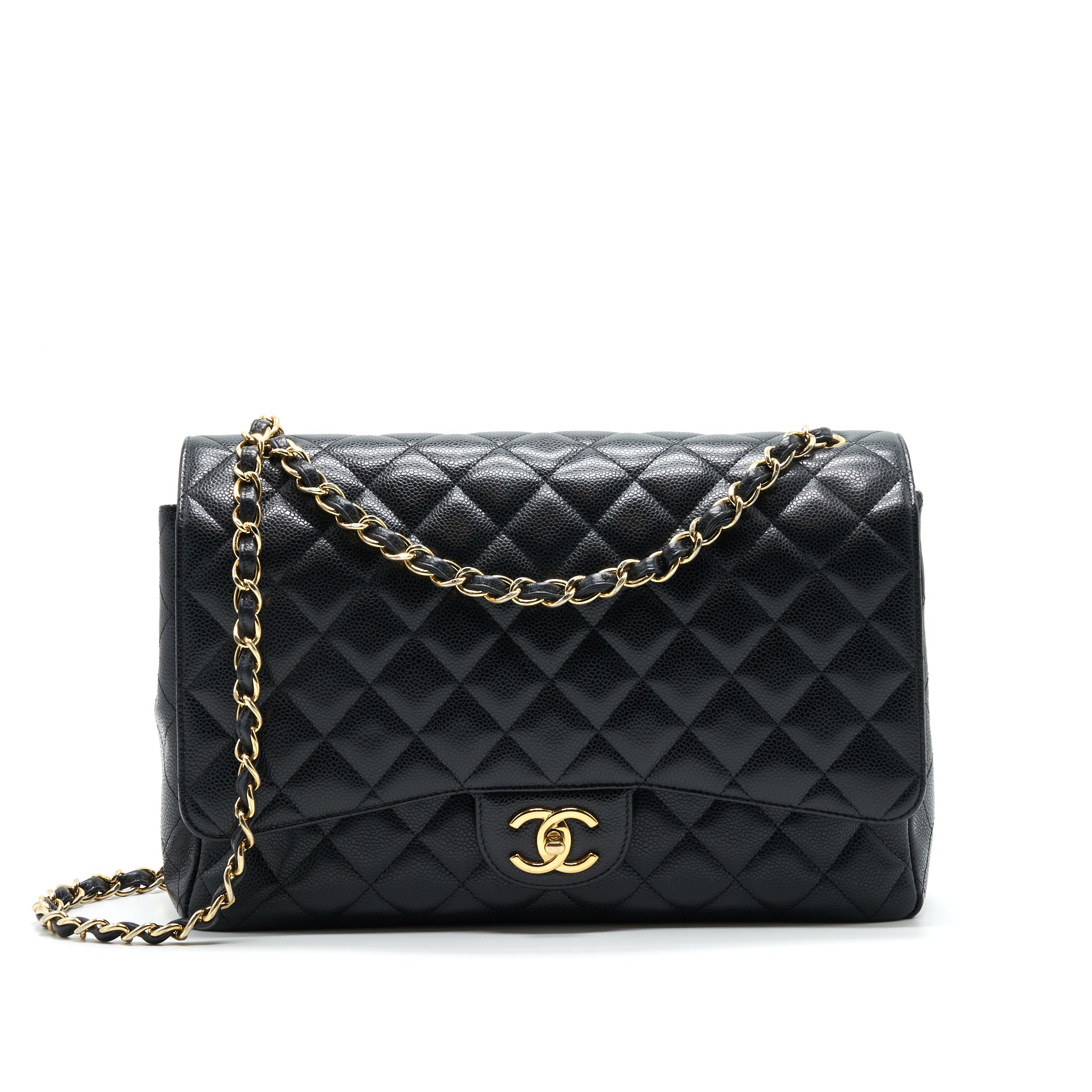 CHANEL CAVIAR MAXI IN BLACK