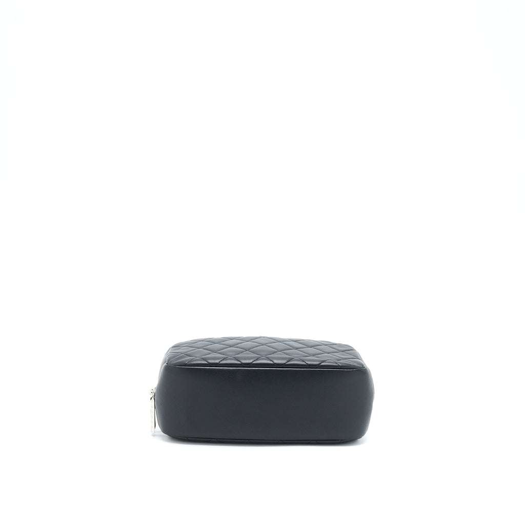 Chanel Camera Clutch Lambskin Black