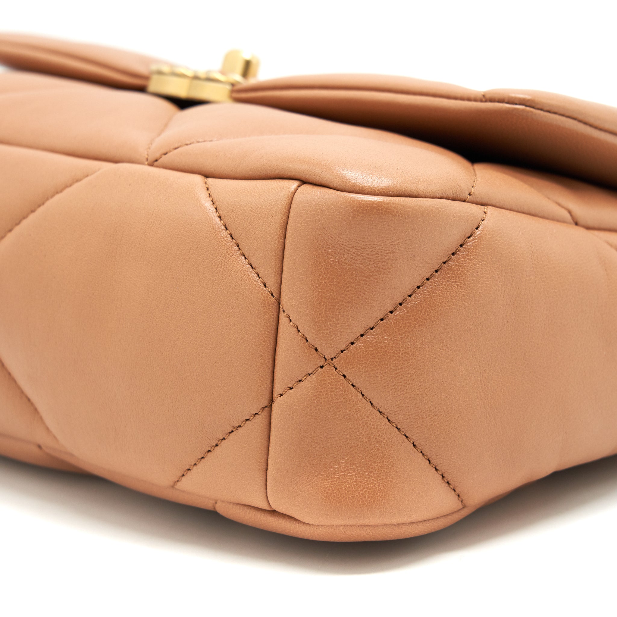 Chanel 21P Caramel Small 19 Flap Bag