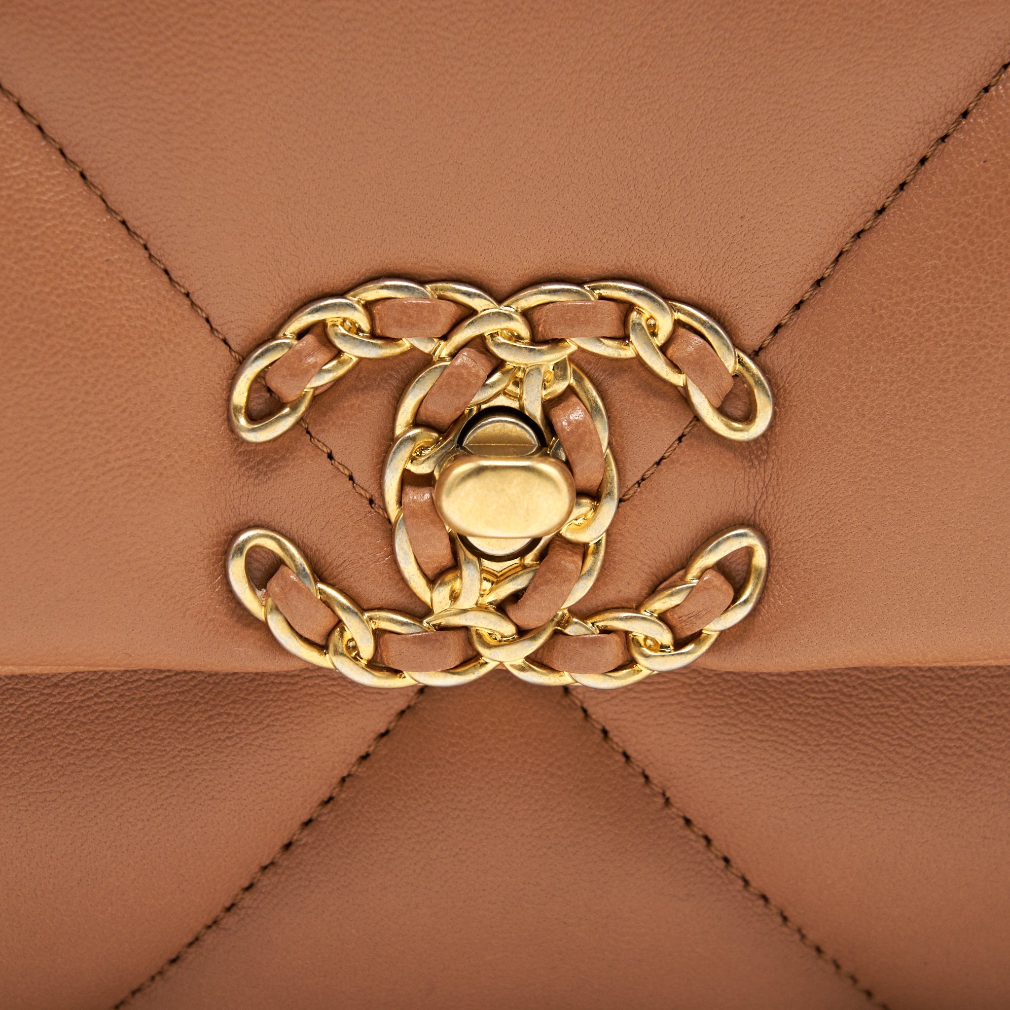 Chanel 21P Caramel Small 19 Flap Bag