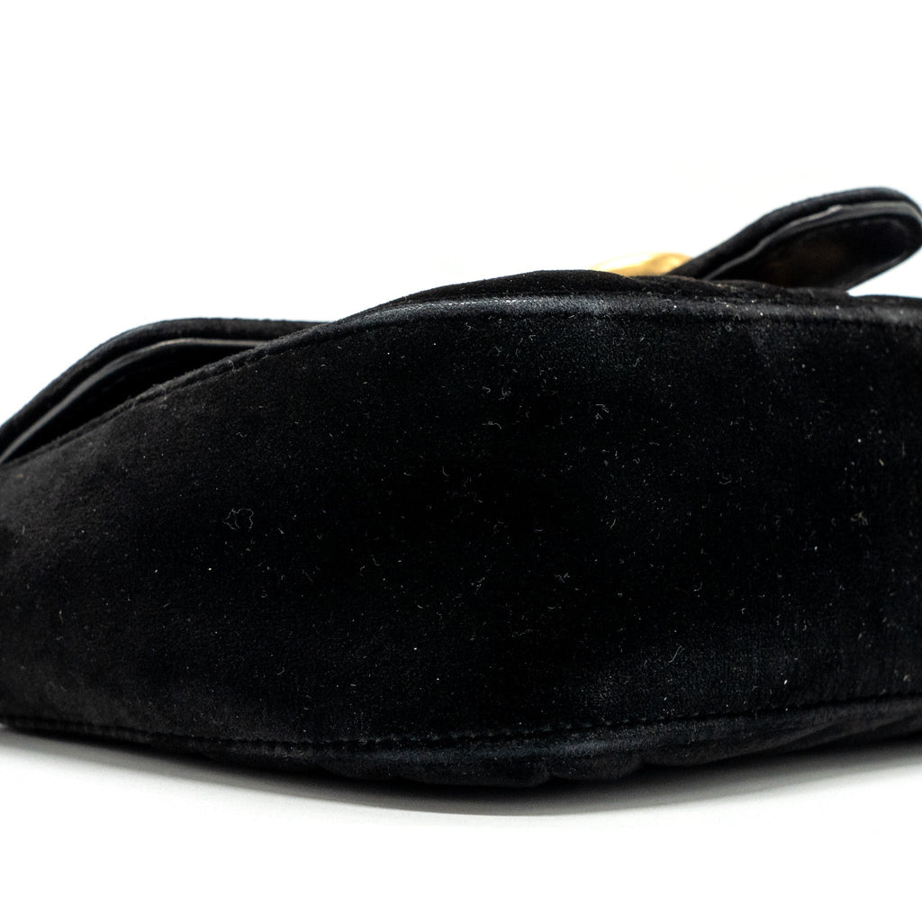 Gucci Mini Marmont Velvet Black