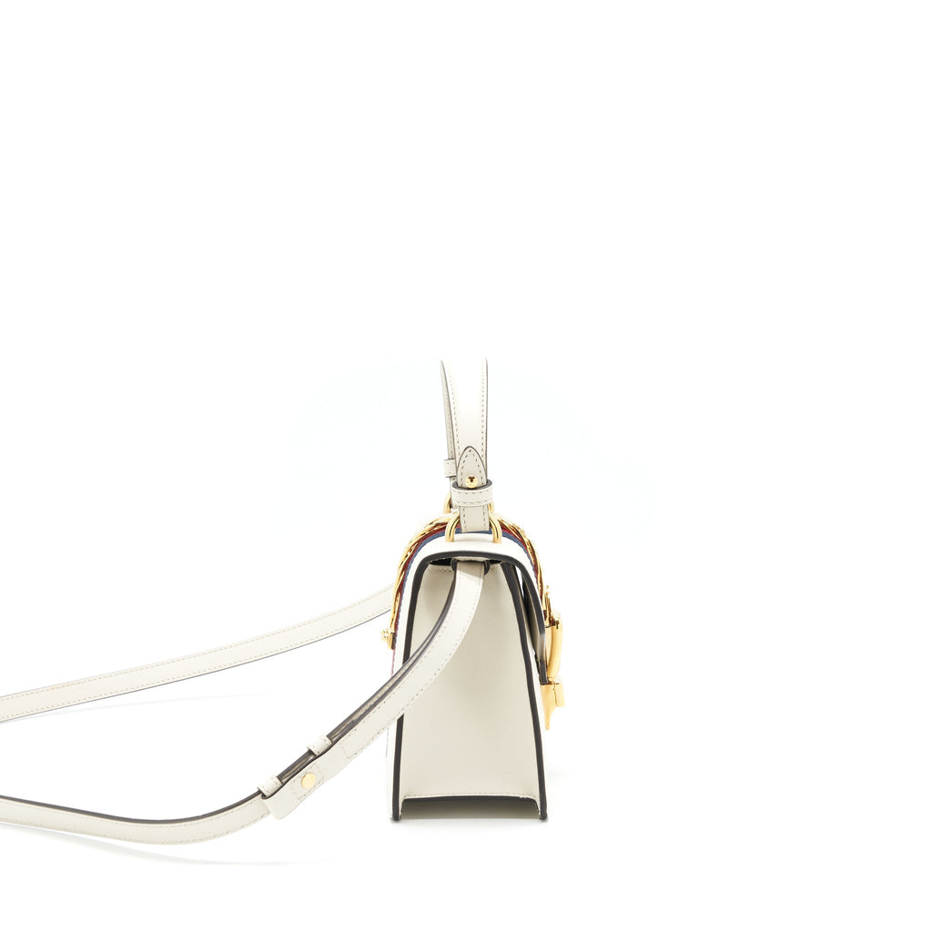 Gucci Mini Top Handle Sylvie Bag White