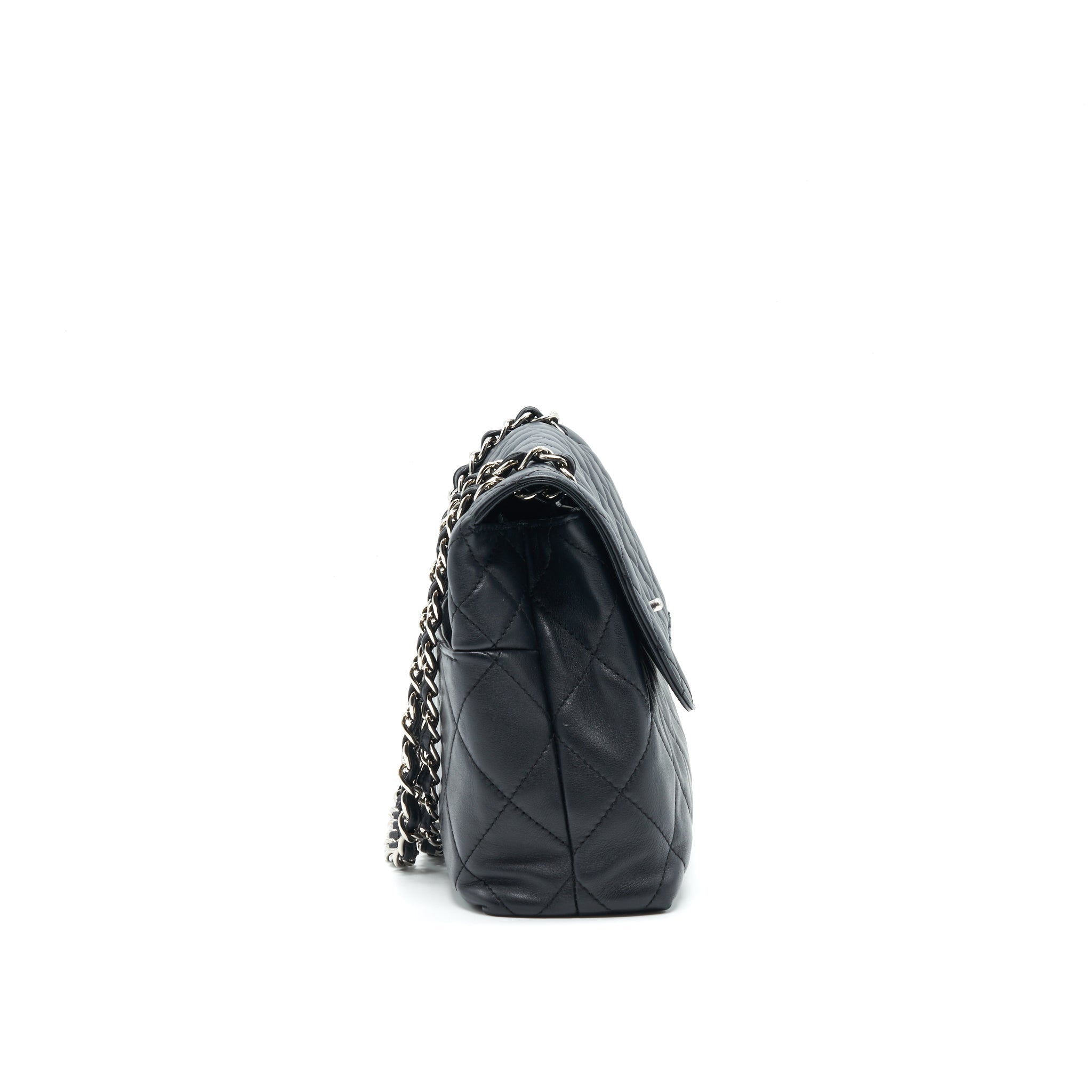 Chanel Flap Bag With Chain Large Black