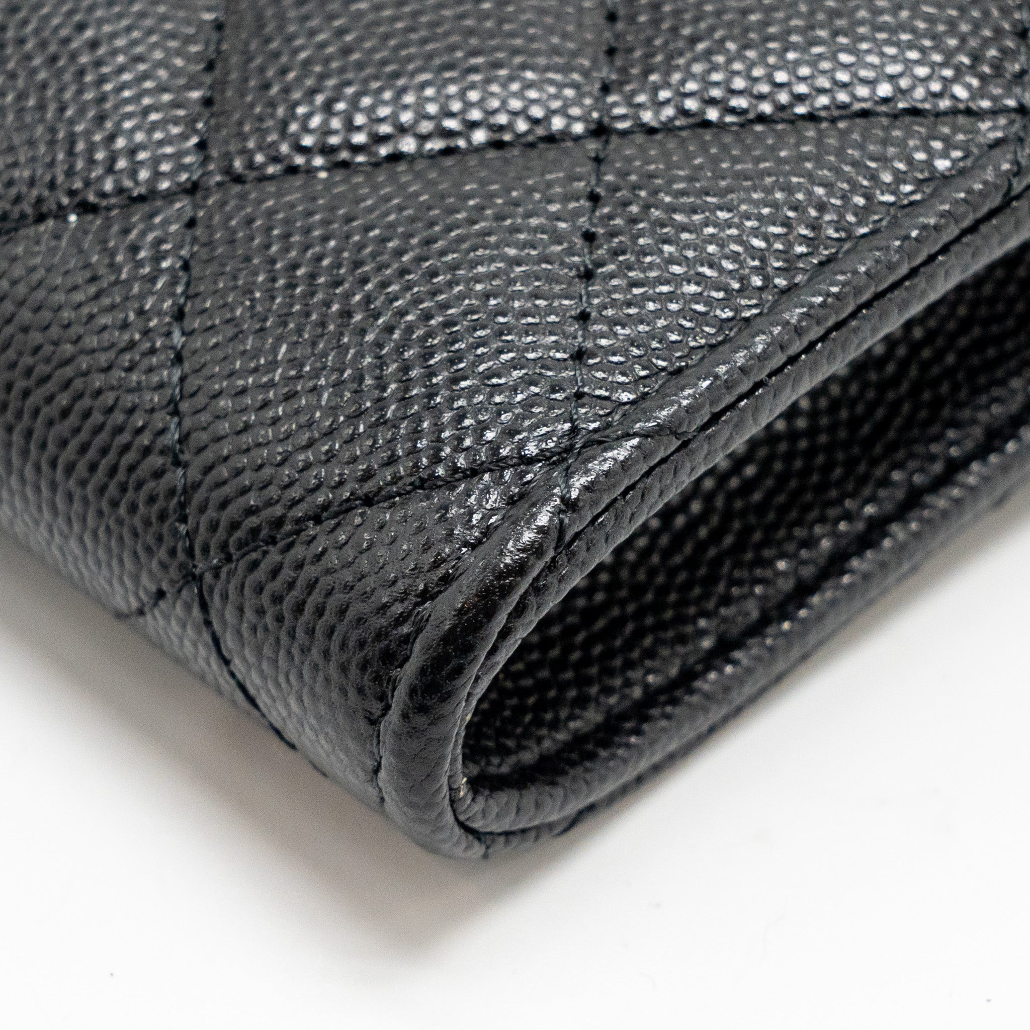 Chanel Classic Phone Clutch with Pouch on Chain Caviar Black L