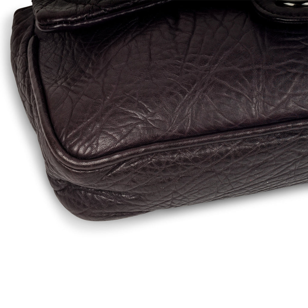 Chanel Distressed Calfskin Shoulder Bag