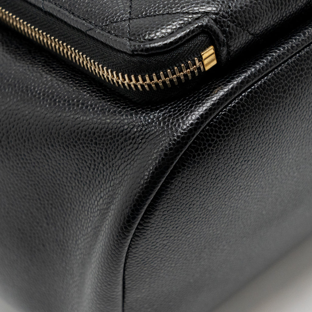 Chanel Affinity Backpack Caviar Black L (Microchip)